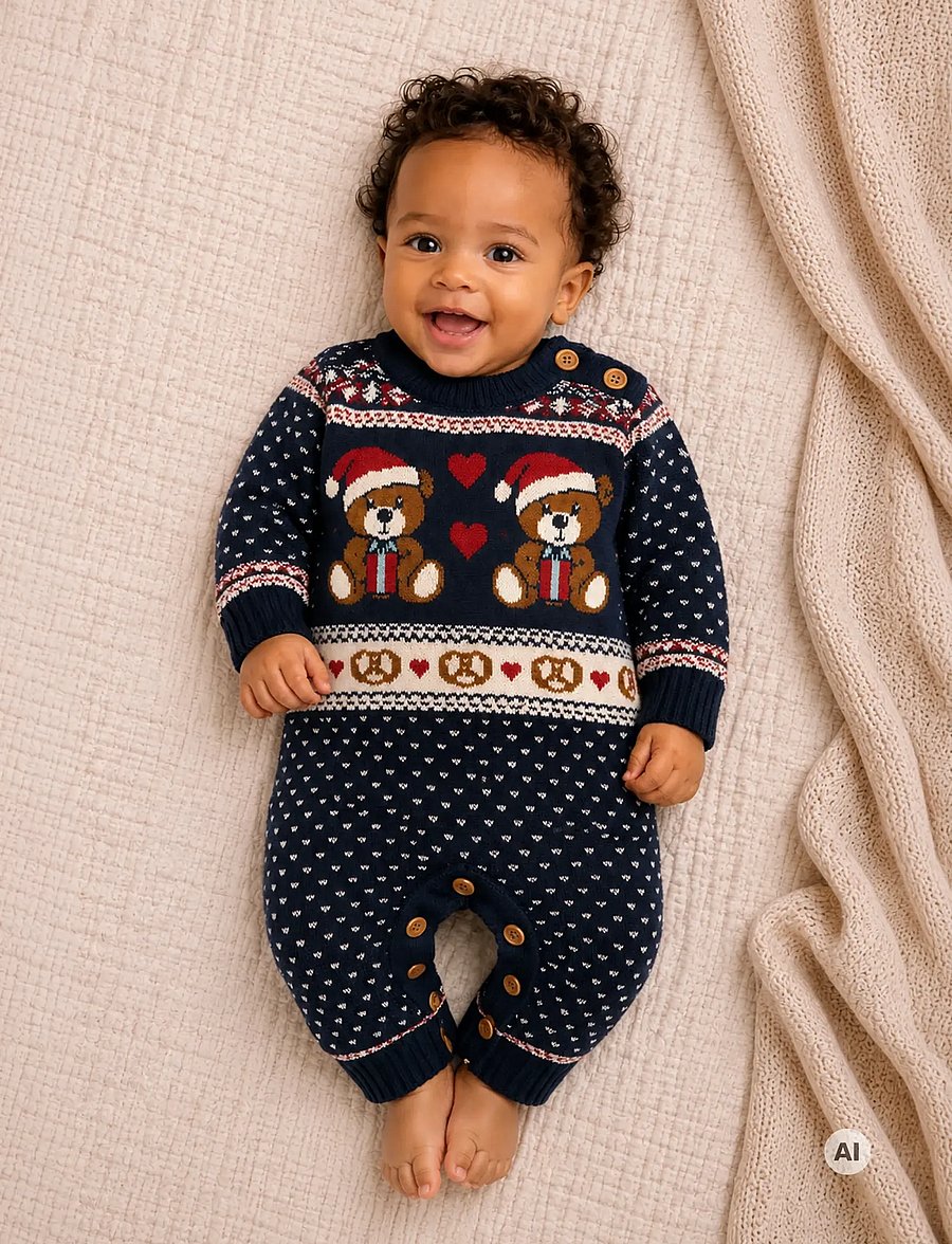 THE NEW SIBLINGS - TNSBHoliday Jacquard Jumpsuit - kombinesoonid - multi colour - 0