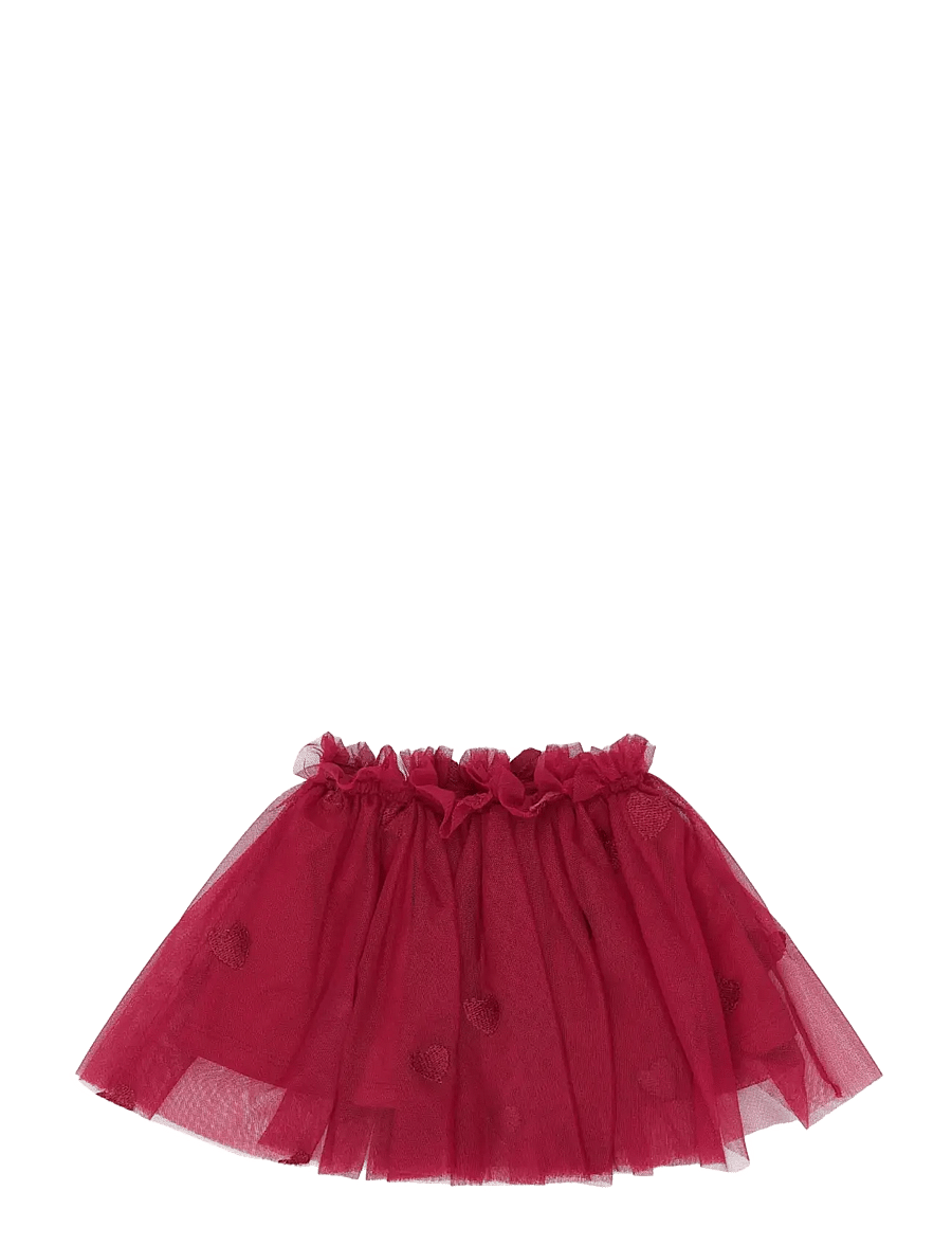 THE NEW SIBLINGS - TNSBYnalla Mesh Skirt - tyllkjolar - rio red emb - 0