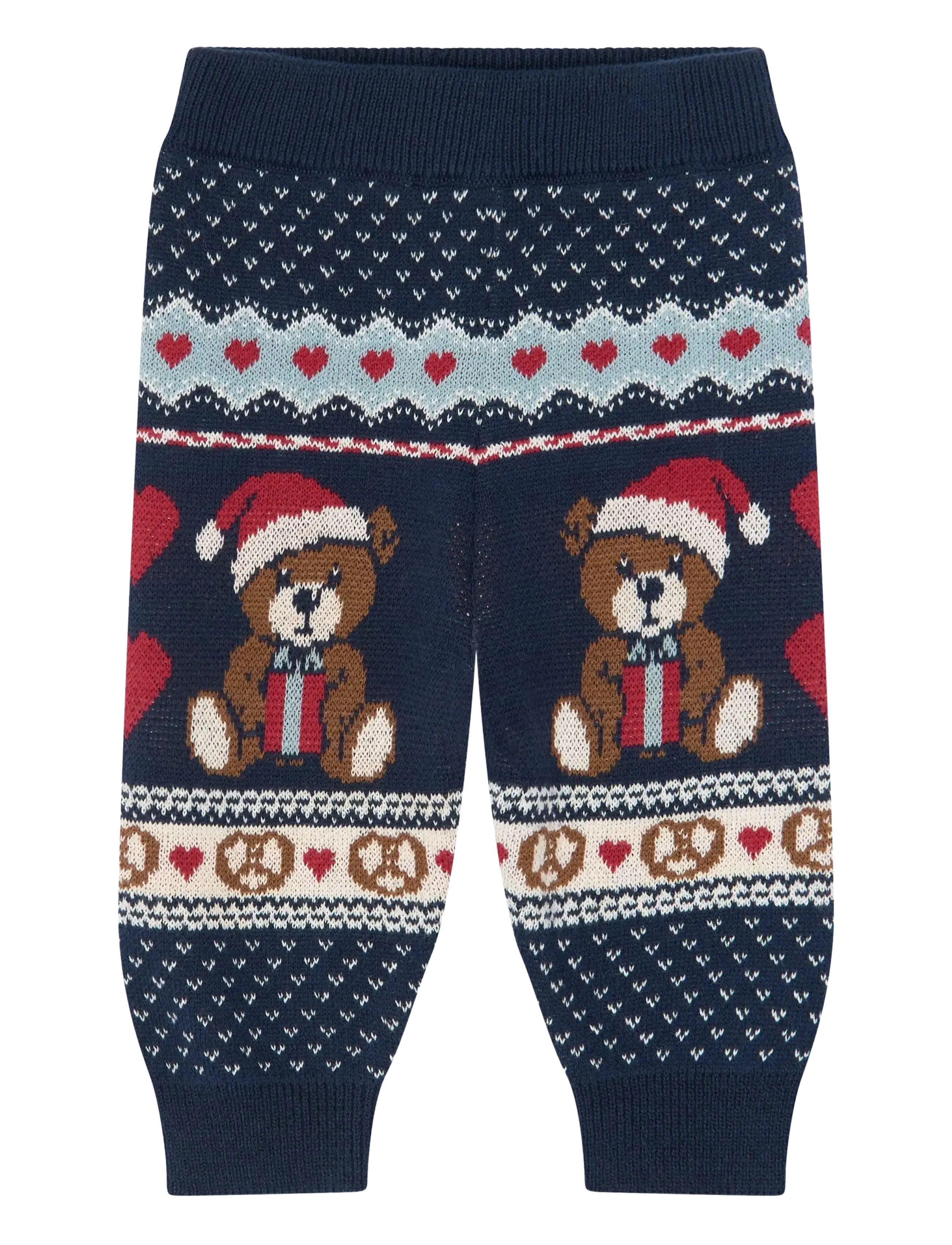 THE NEW SIBLINGS TNSBHoliday Jacquard Pants - Hosen - MULTI COLOUR / navy