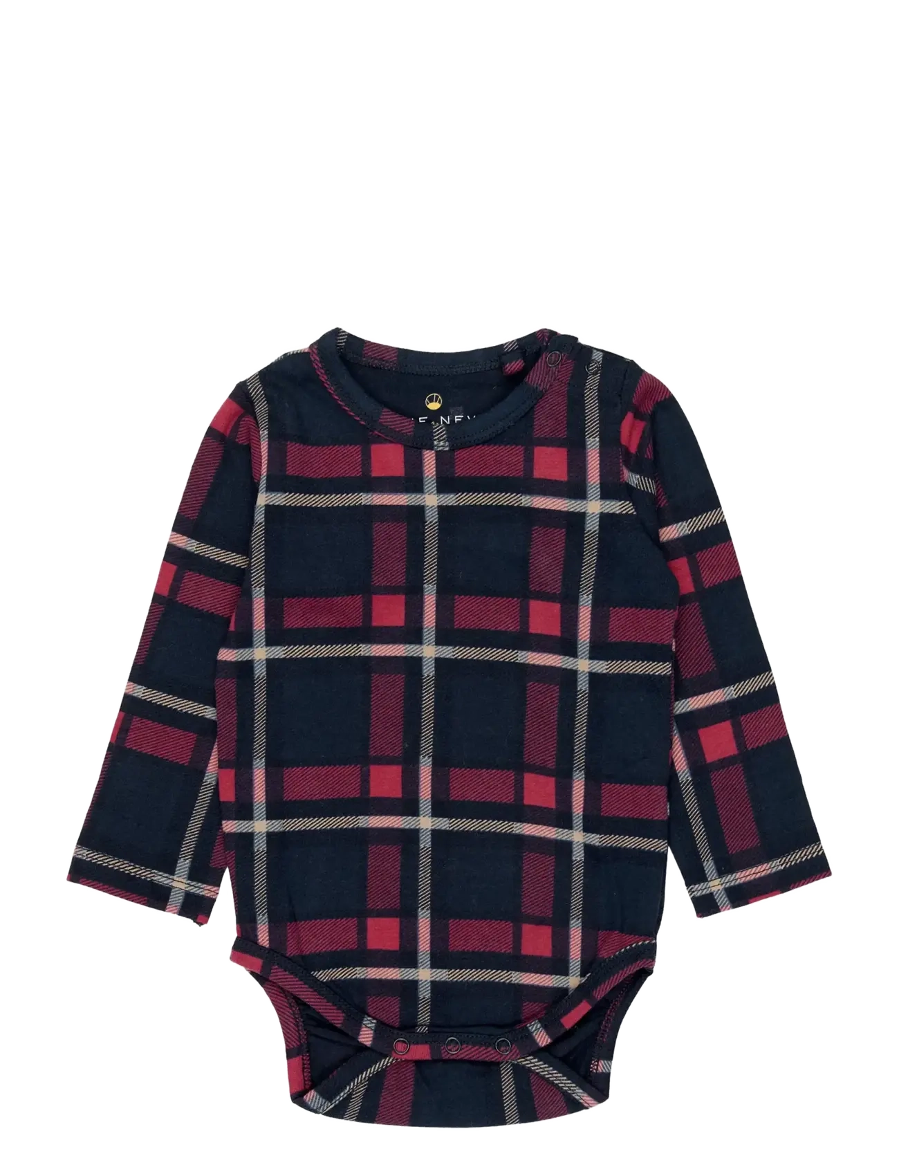 THE NEW SIBLINGS TNSBHoliday Tartan L_S Body - Långärmade bodies - NAVY BLAZER CHECK / navy