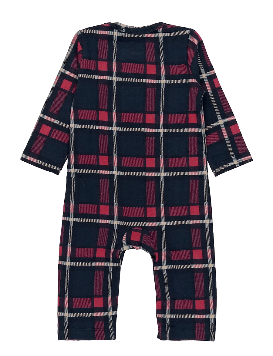 THE NEW SIBLINGS - TNSBHoliday Tartan L_S Jumpsuit - kombinesoonid - navy blazer check - 2