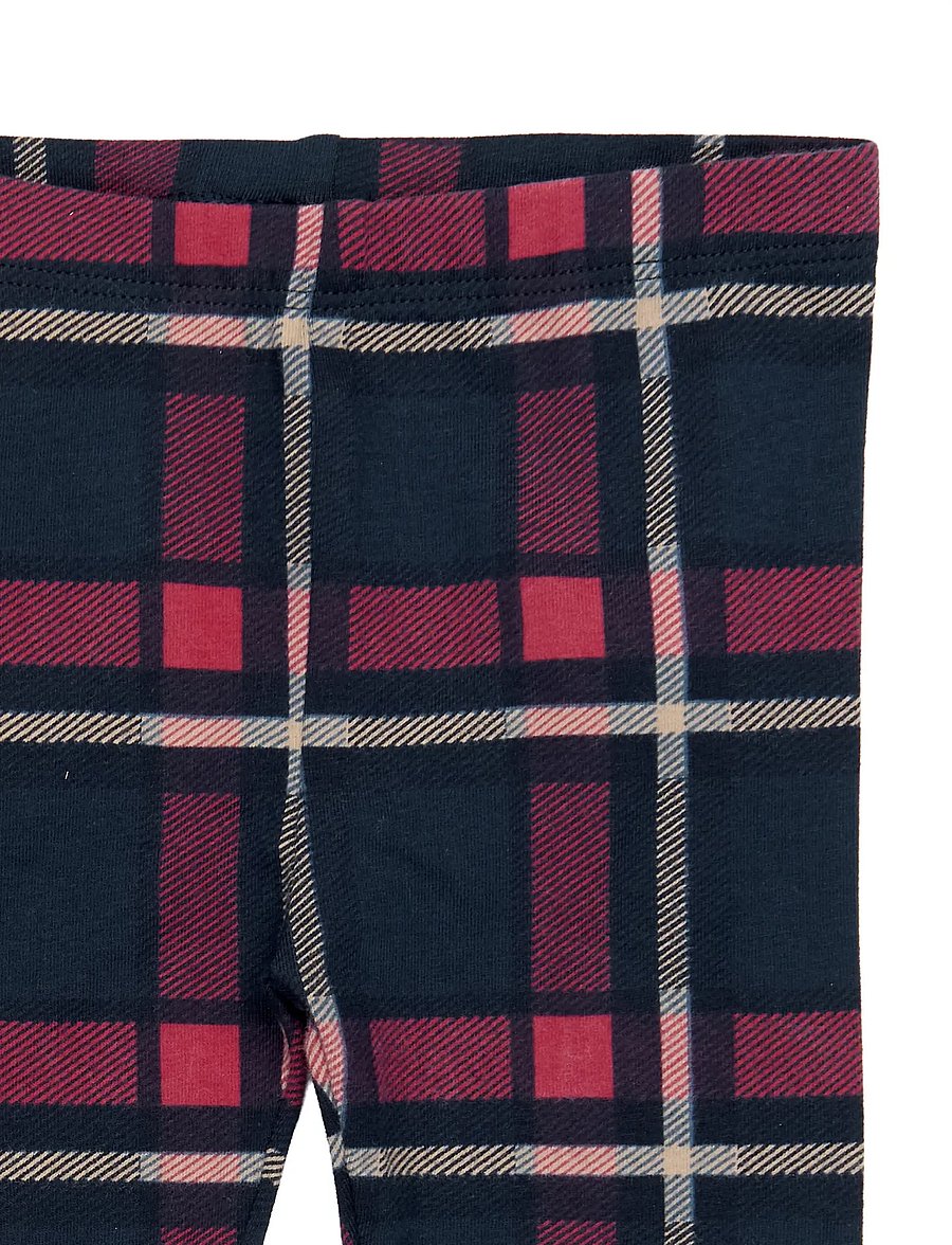 THE NEW SIBLINGS - TNSBHoliday Tartan Leggings - leggings - navy blazer check - 4