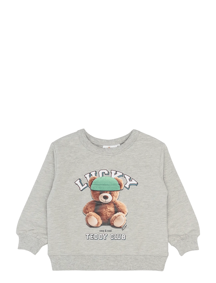 THE NEW SIBLINGS - TNSTPippin OS Sweatshirt - sweatshirts - light grey melange - 1