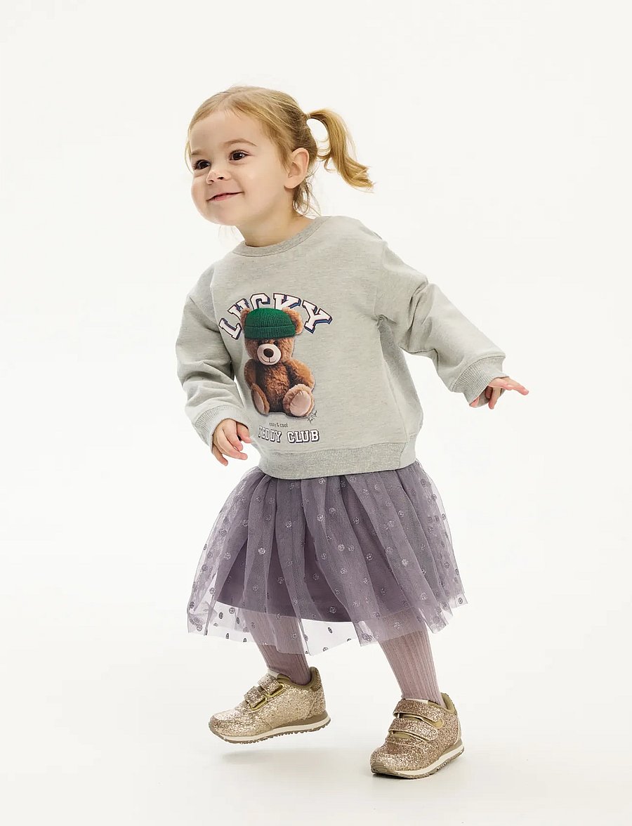 THE NEW SIBLINGS - TNSTPippin OS Sweatshirt - sweatshirts - light grey melange - 0