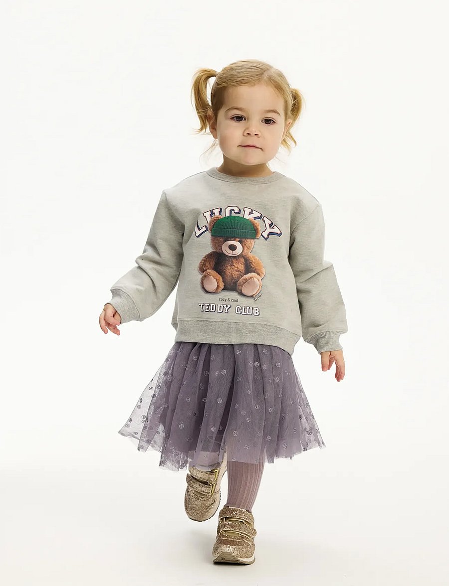 THE NEW SIBLINGS - TNSTPippin OS Sweatshirt - sweatshirts - light grey melange - 3