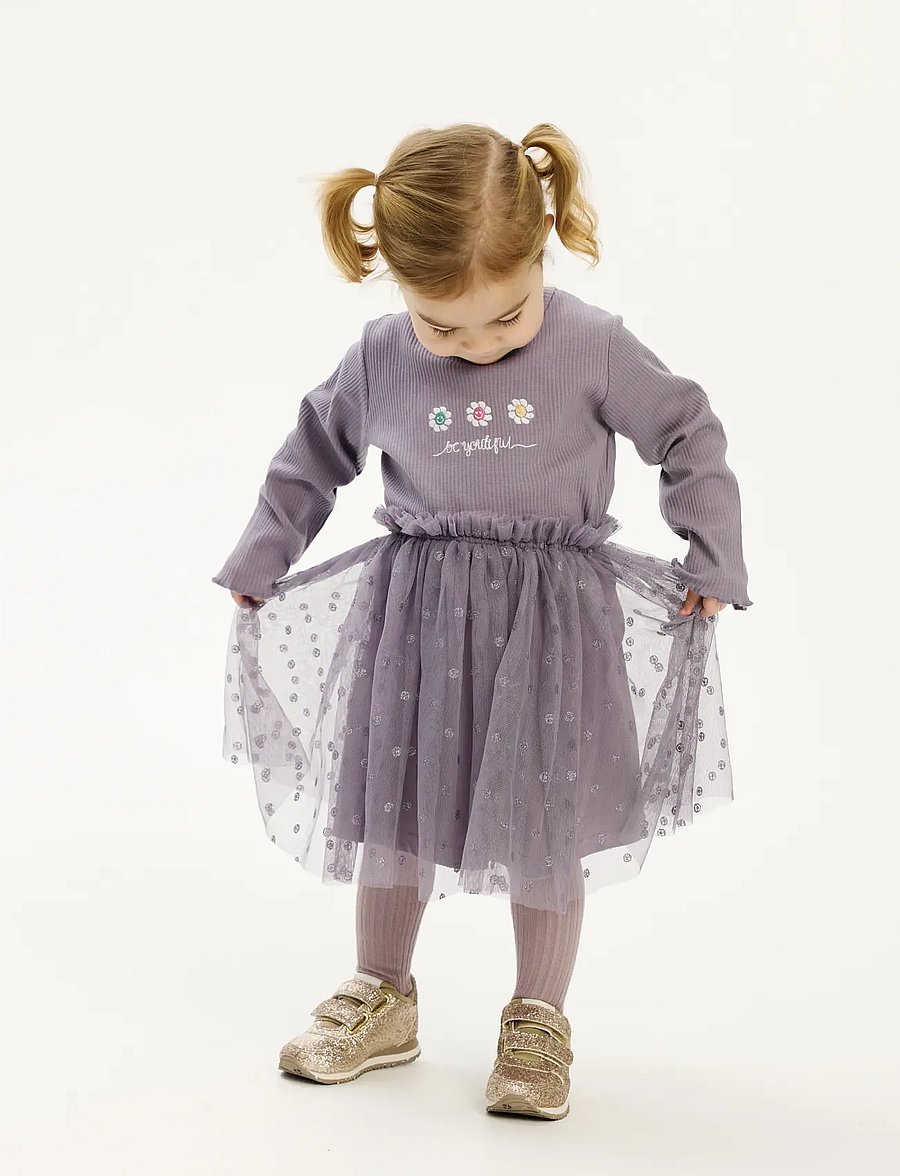 THE NEW SIBLINGS - TNSTPoppy Skirt - tüll-rock - gray ridge aop - 3