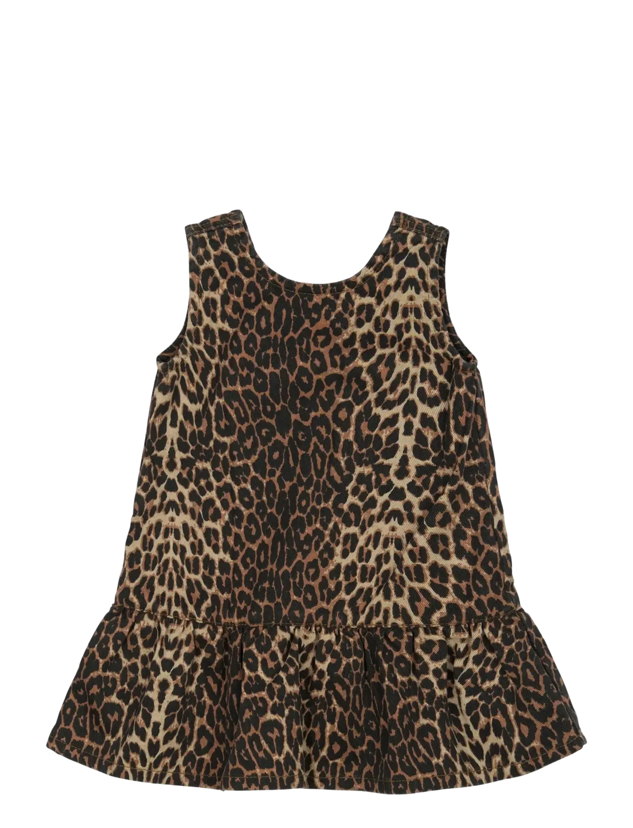 THE NEW SIBLINGS TNSTPaloma S_L Denim Dress - Baby dresses - FEATHER GRAY AOP / brown