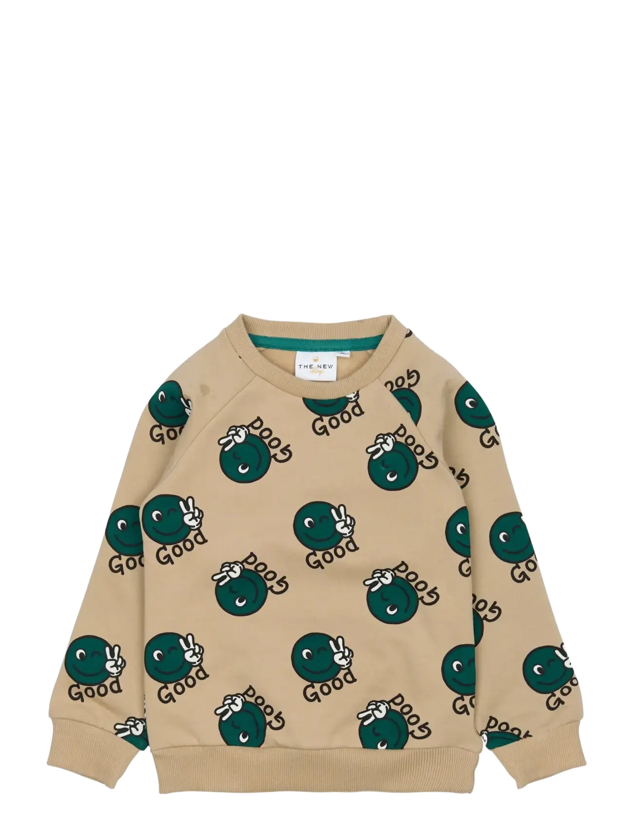 THE NEW SIBLINGS TNSTPhil Sweatshirt - Kleidung - HUMUS AOP / beige