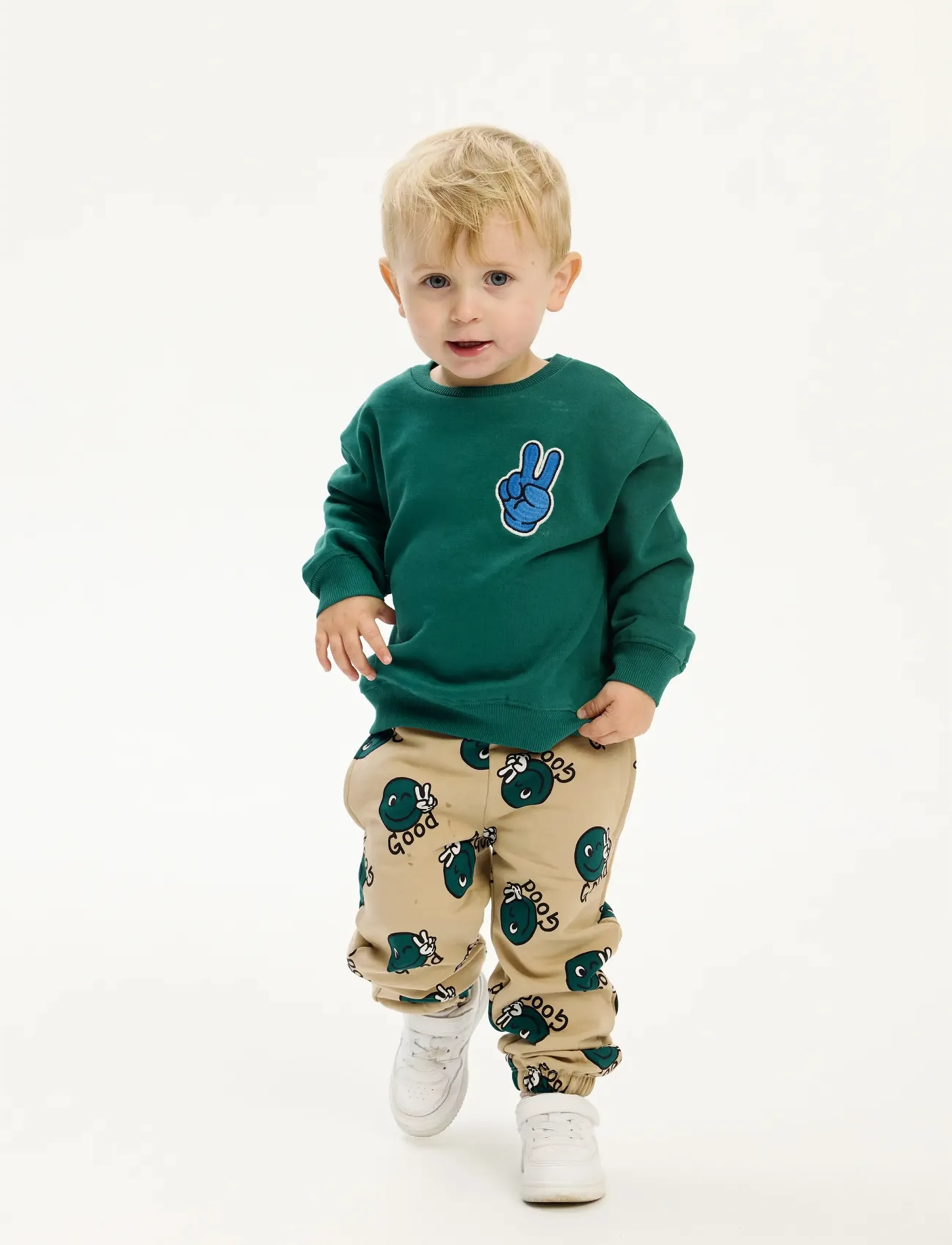 THE NEW SIBLINGS - TNSTPhineas OS Sweatshirt - sweatshirts - alpine green - 0
