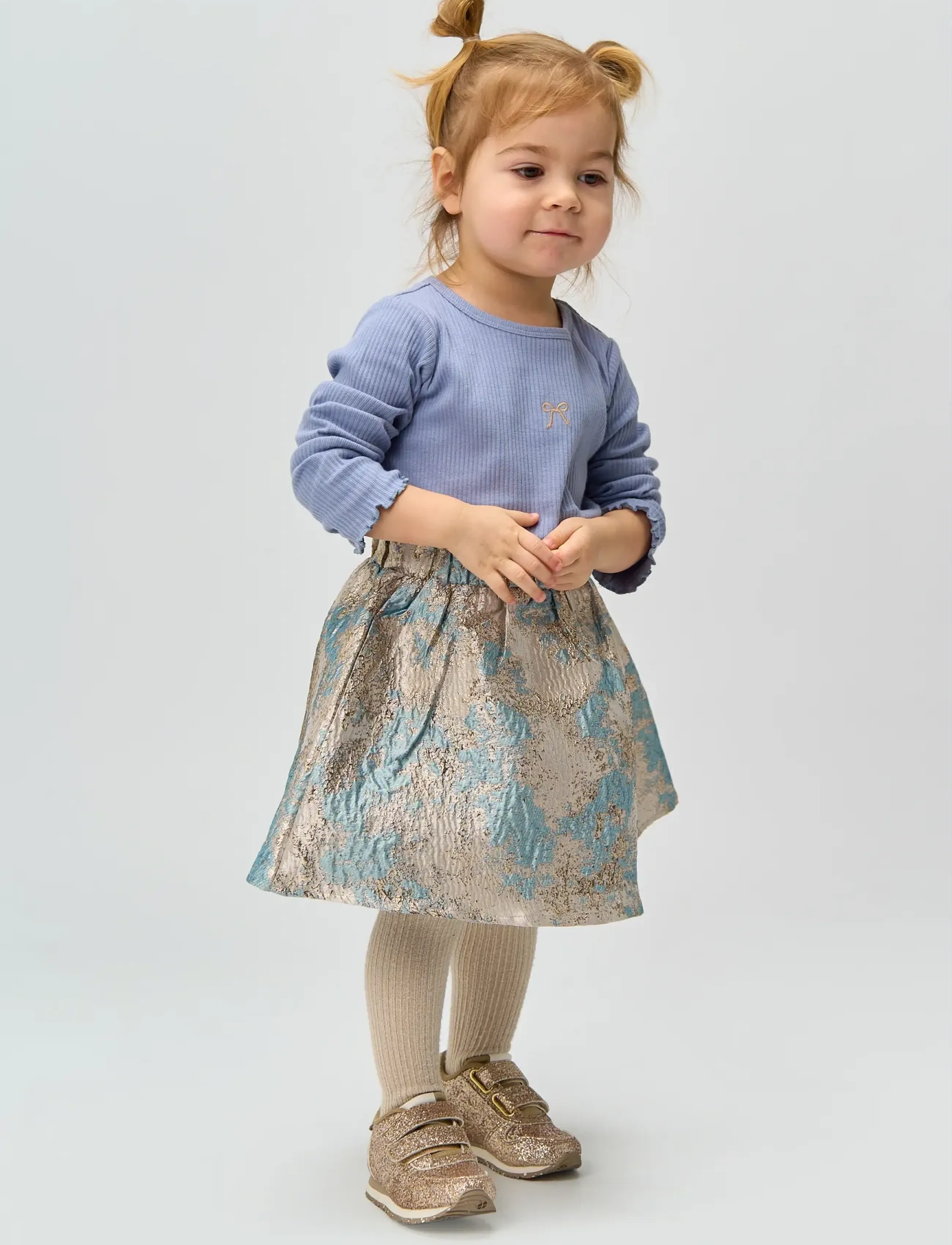 THE NEW SIBLINGS TNSTRianna L_S Rib Tee - Överdelar - TEMPEST / grey