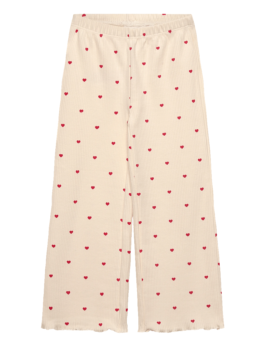 THE NEW SIBLINGS - TNSTRhea Wide Rib Pants - gardenia aop - 1