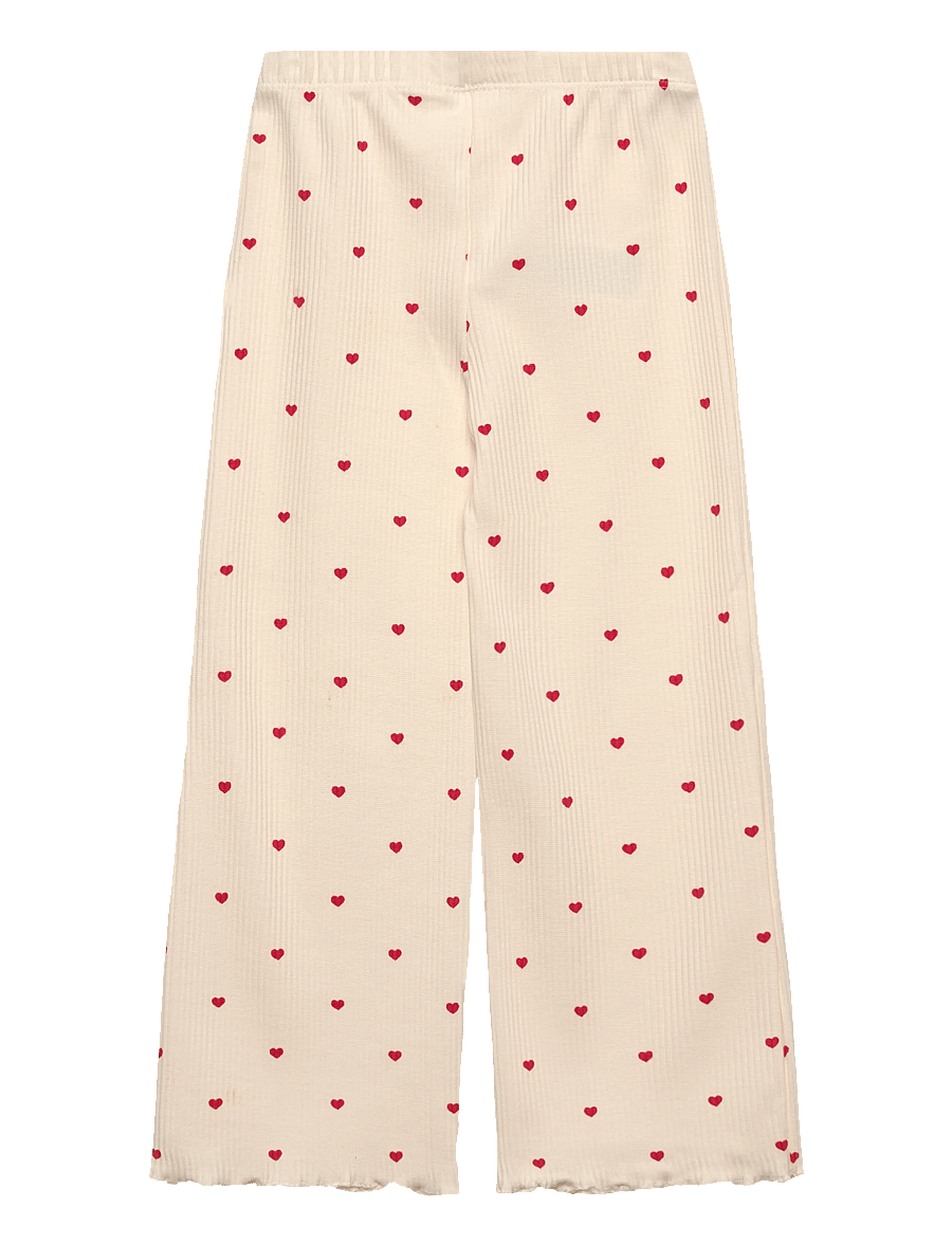 THE NEW SIBLINGS - TNSTRhea Wide Rib Pants - gardenia aop - 2