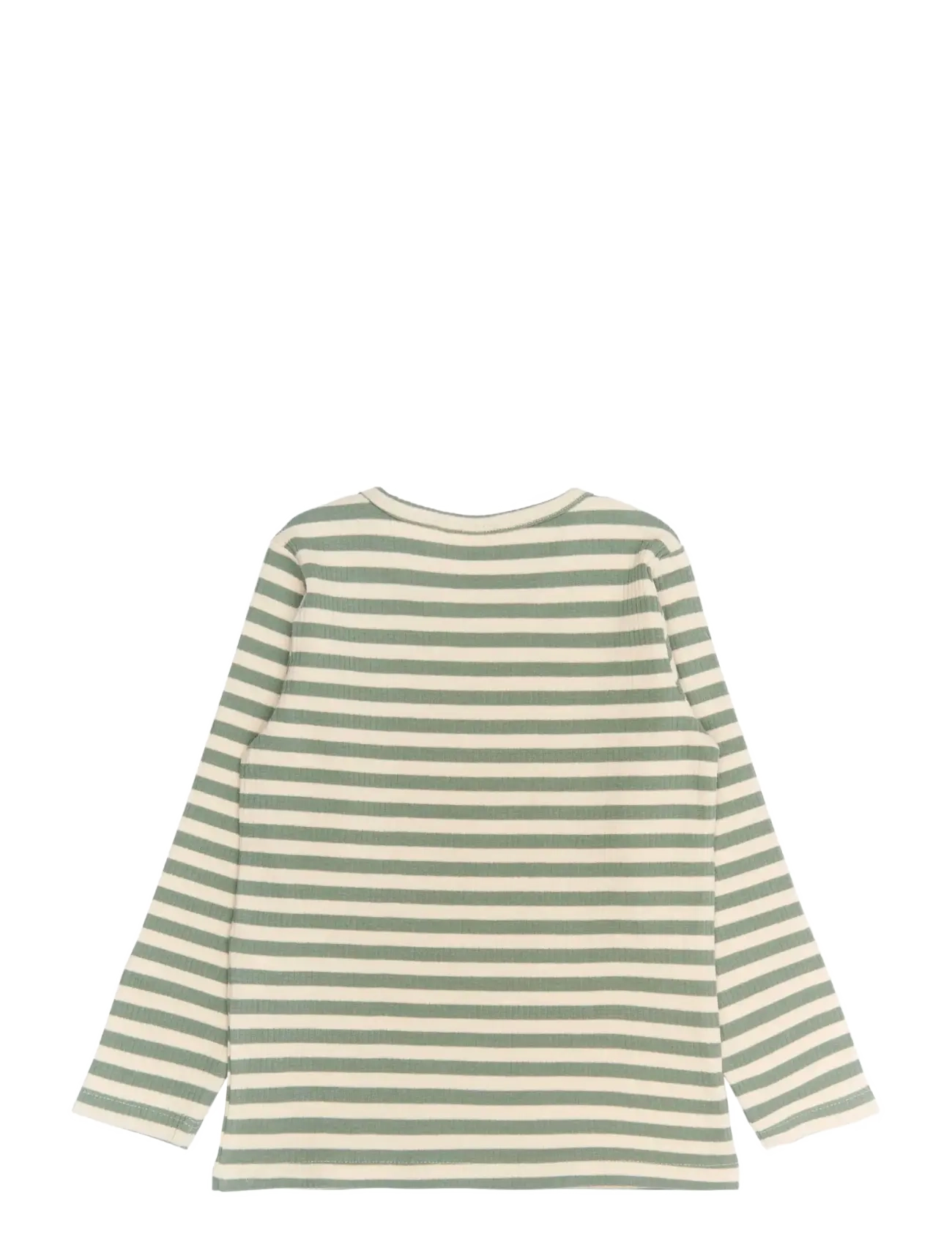 THE NEW SIBLINGS - TNSTFro L_S Rib Tee - lily pad striped - 1