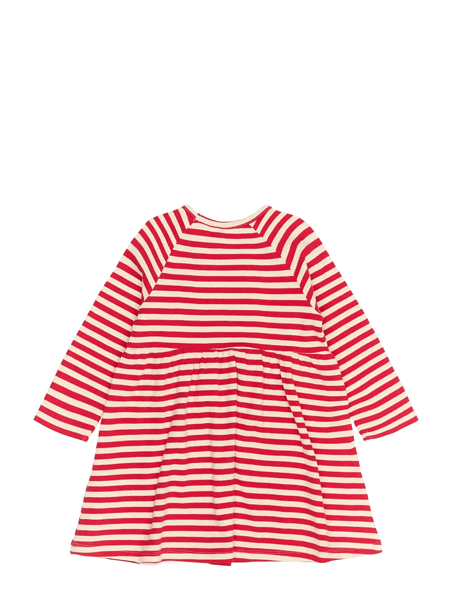 THE NEW SIBLINGS - TNSTFro L_S Loose Rib Dress - langärmelige babykleider - ski patrol striped - 1