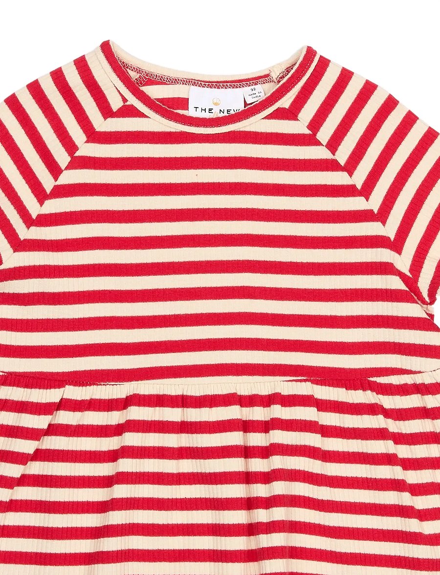 THE NEW SIBLINGS - TNSTFro L_S Loose Rib Dress - langärmelige babykleider - ski patrol striped - 2