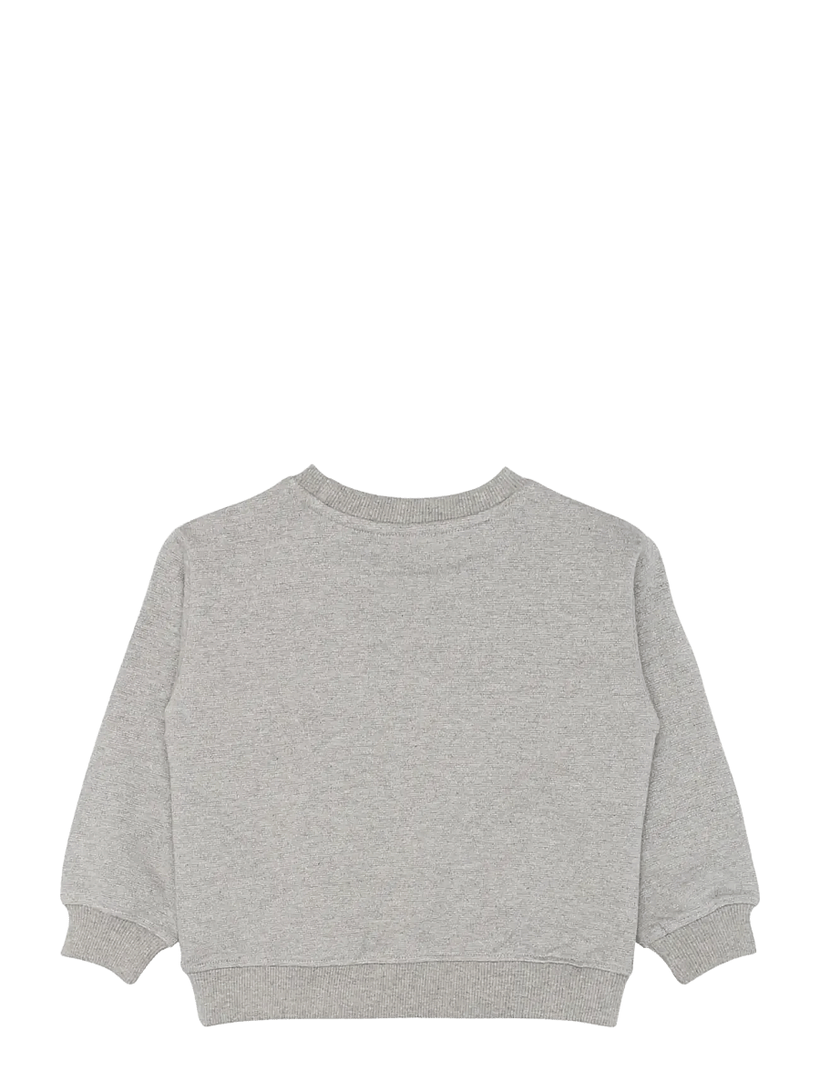 THE NEW SIBLINGS - TNSTRonja OS Glitter Sweatshirt - light grey melange - 1