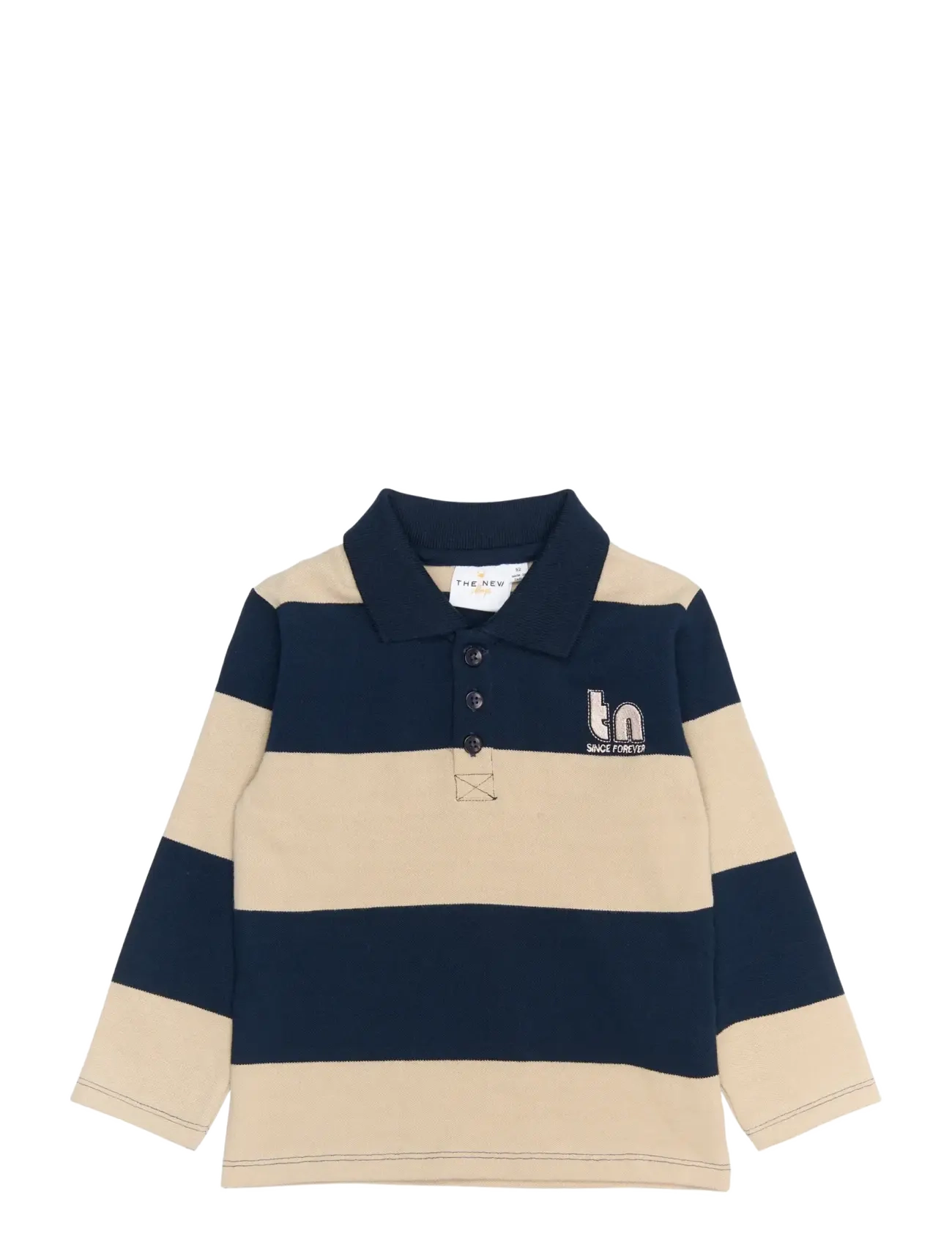 THE NEW SIBLINGS TNSTRinon L_S Pique Polo - Clothing - NAVY BLAZER STRIPED / navy