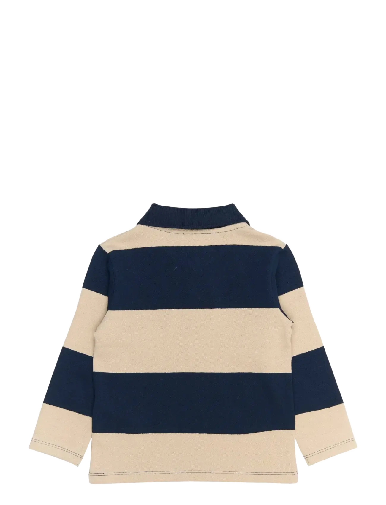 THE NEW SIBLINGS - TNSTRinon L_S Pique Polo - long-sleeved polos - navy blazer striped - 2