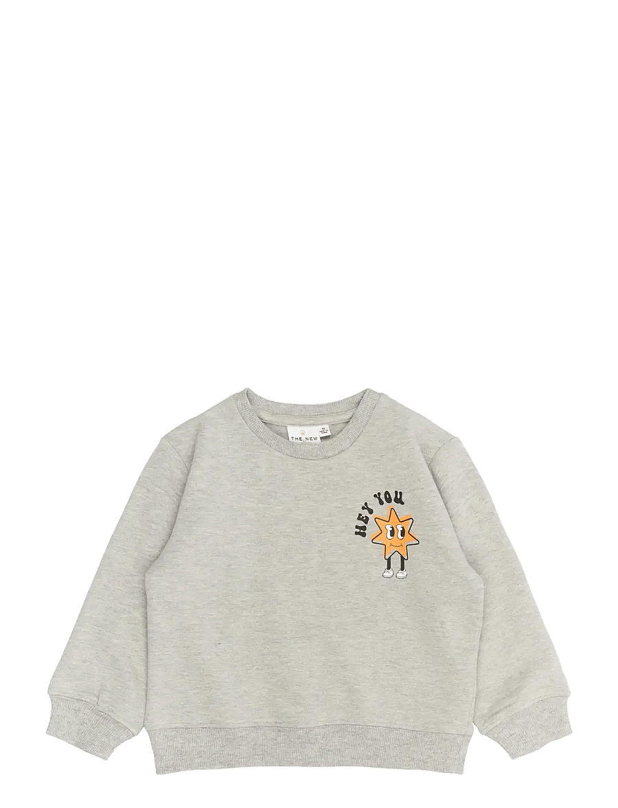THE NEW SIBLINGS - TNSTRandall OS Sweatshirt - light grey melange - 1