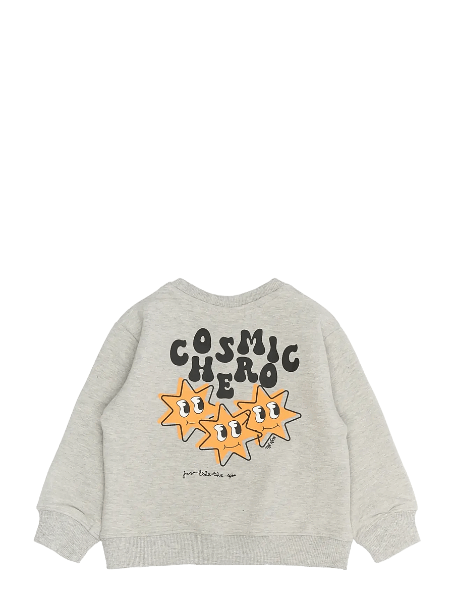 THE NEW SIBLINGS - TNSTRandall OS Sweatshirt - light grey melange - 2