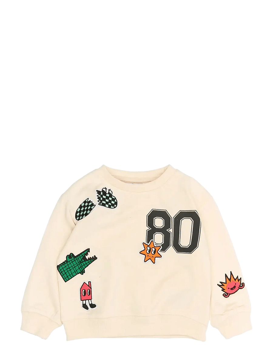 THE NEW SIBLINGS - TNSTRaymond OS Sweatshirt - sweatshirts - gardenia - 1