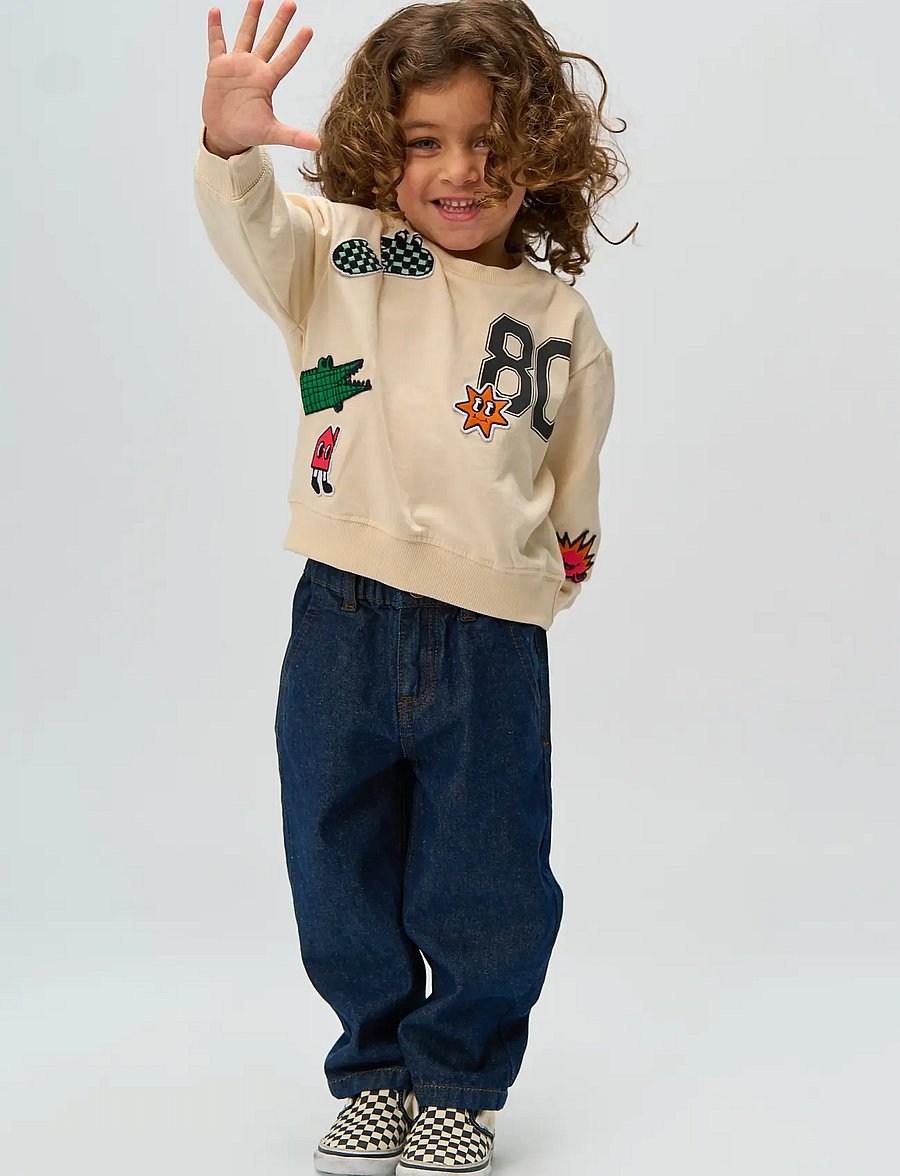 THE NEW SIBLINGS - TNSTRaymond OS Sweatshirt - sweatshirts - gardenia - 3