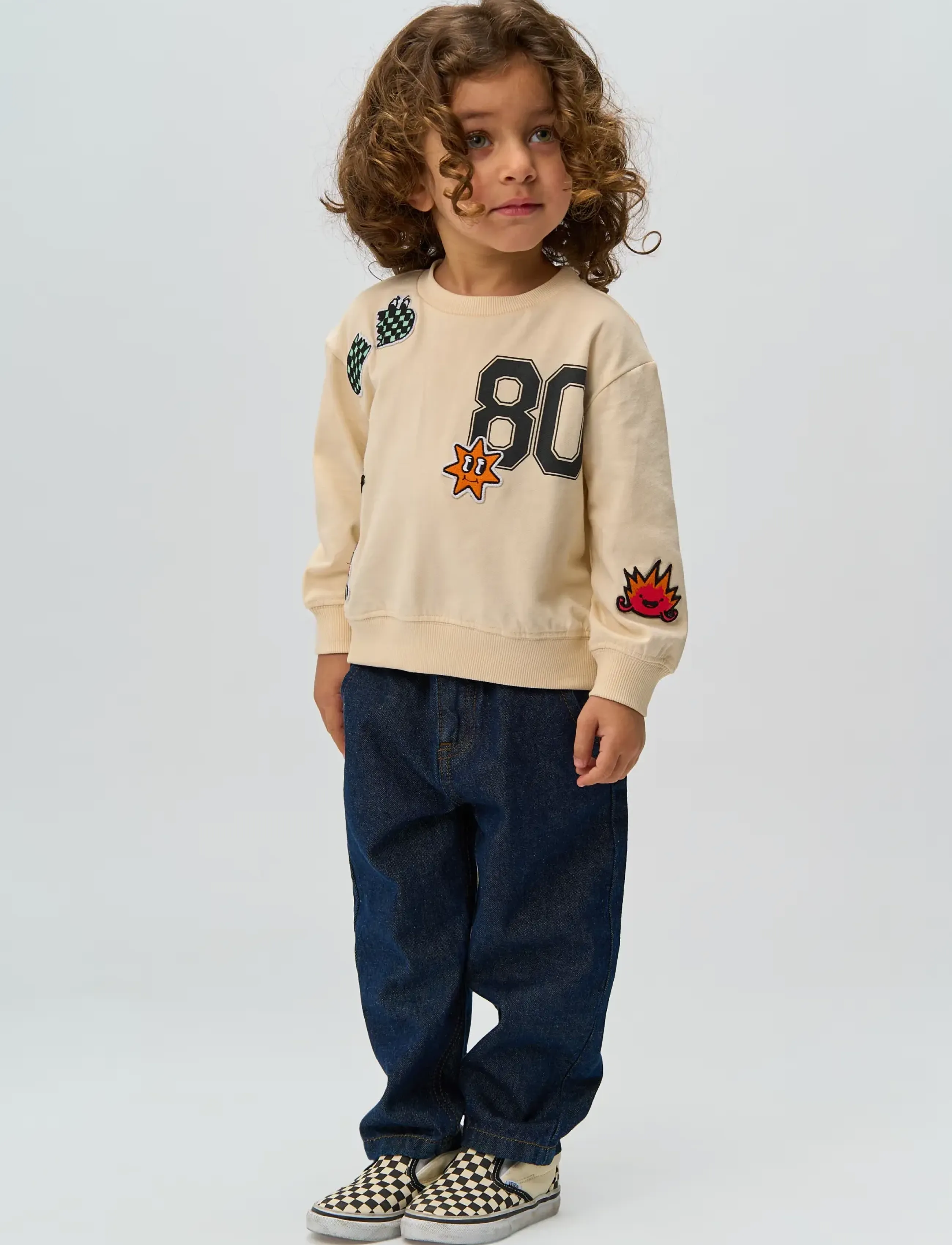 THE NEW SIBLINGS - TNSTRaymond OS Sweatshirt - sweatshirts - gardenia - 4