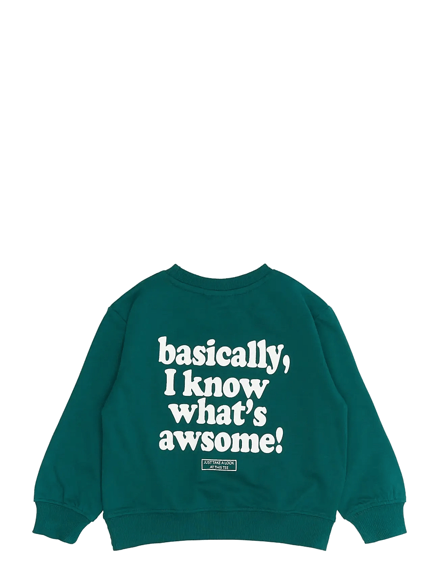 THE NEW SIBLINGS - TNSTRory OS Sweatshirt - deep teal - 1