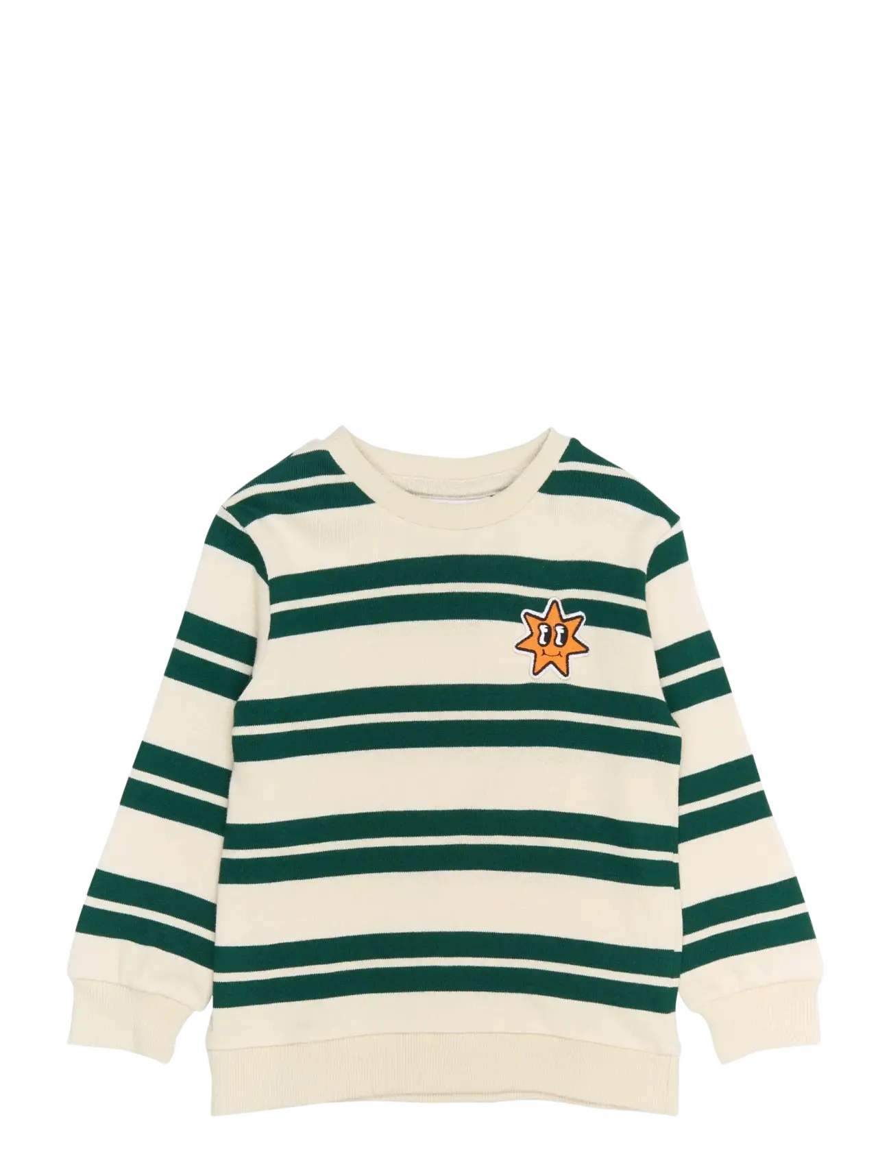 THE NEW SIBLINGS TNSTRobbie Knit Sweatshirt - Baby 44-92 - DEEP TEAL STRIPED / cream