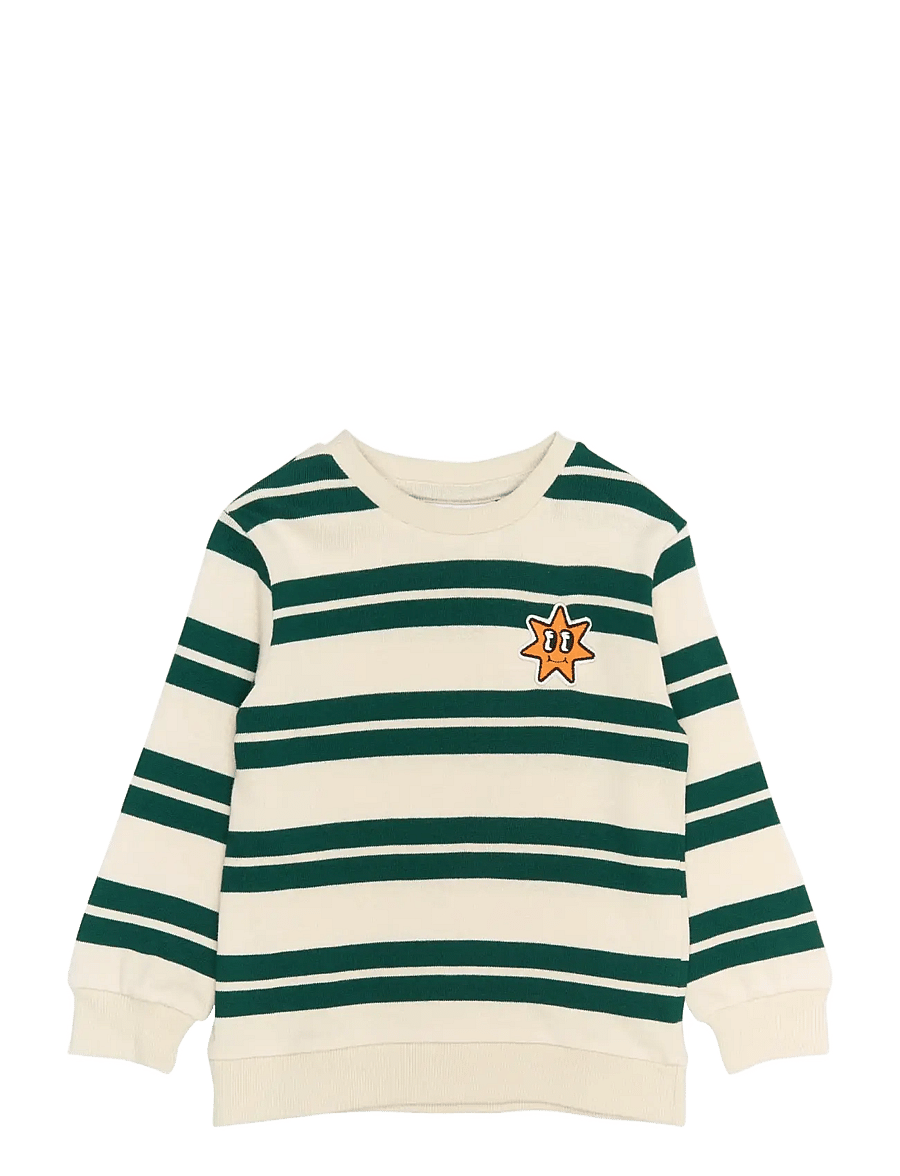 THE NEW SIBLINGS - TNSTRobbie Knit Sweatshirt - deep teal striped - 1