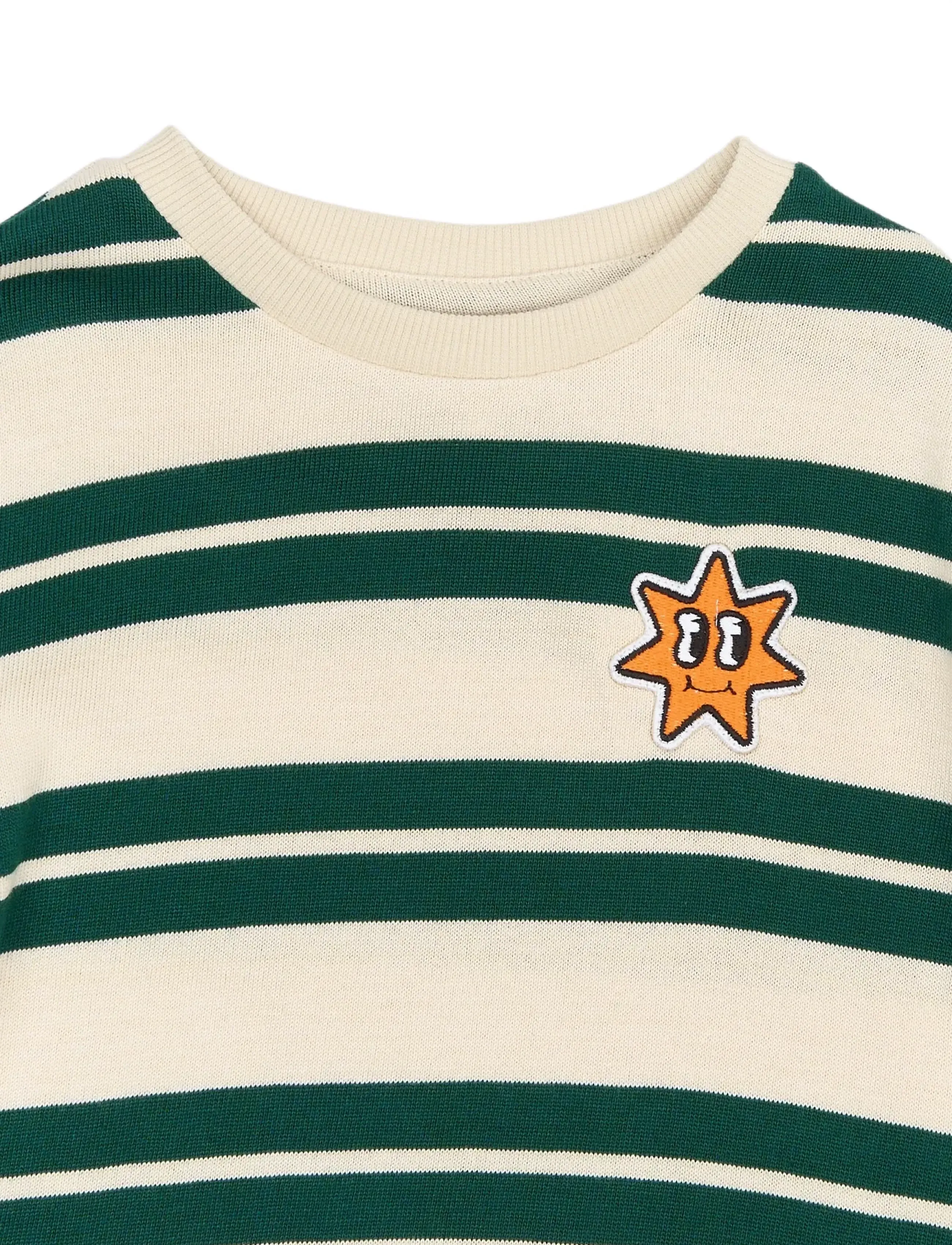 THE NEW SIBLINGS - TNSTRobbie Knit Sweatshirt - deep teal striped - 5