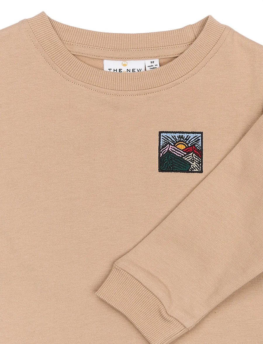THE NEW SIBLINGS - TNSTRonald L_S Sweat Tee - humus - 4