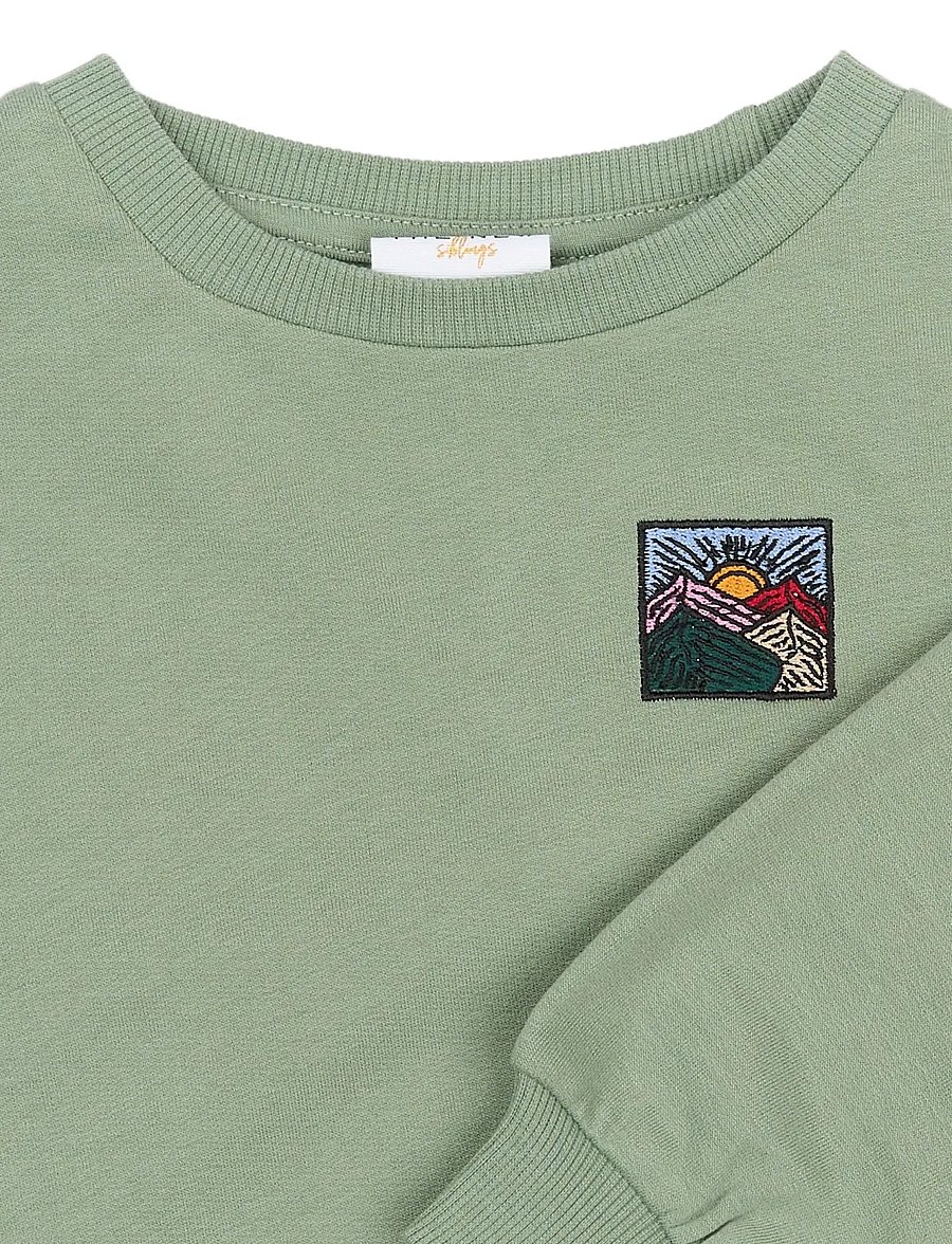 THE NEW SIBLINGS - TNSTRolando OS Sweatshirt - lily pad - 5