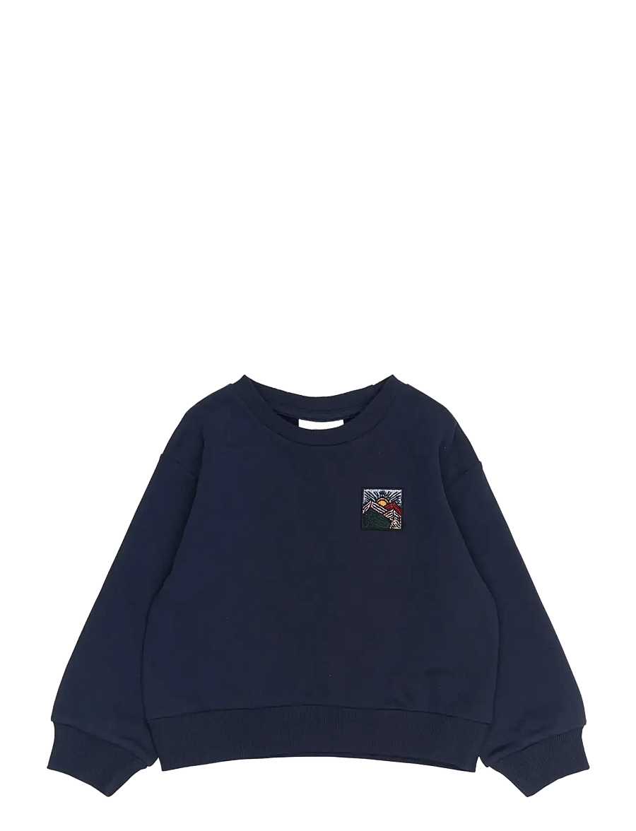 THE NEW SIBLINGS - TNSTRolando OS Sweatshirt - sweatshirts - navy blazer - 0