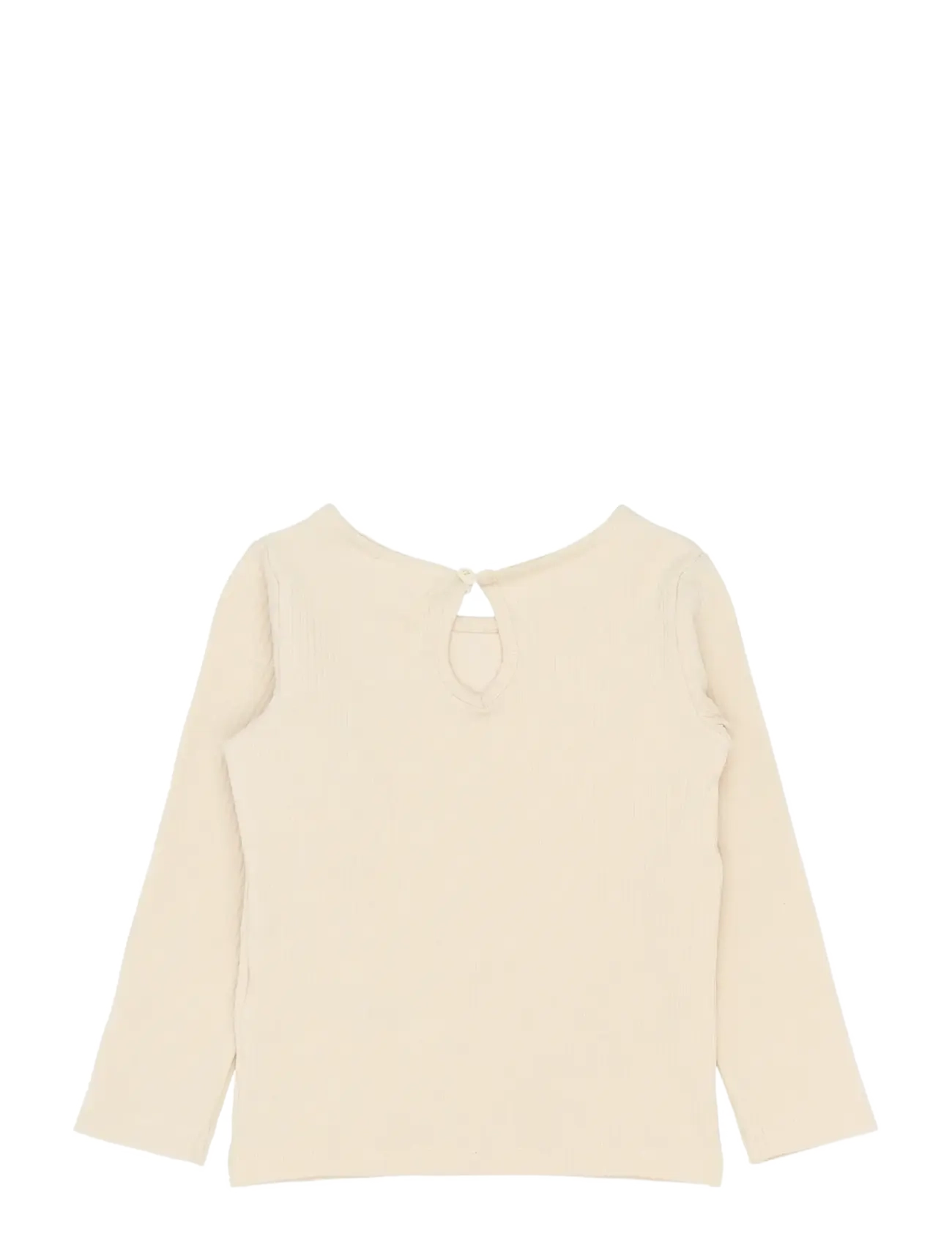 THE NEW SIBLINGS - TNSTSigne L_S Rib Tee - langærmede t-shirts - gardenia - 2