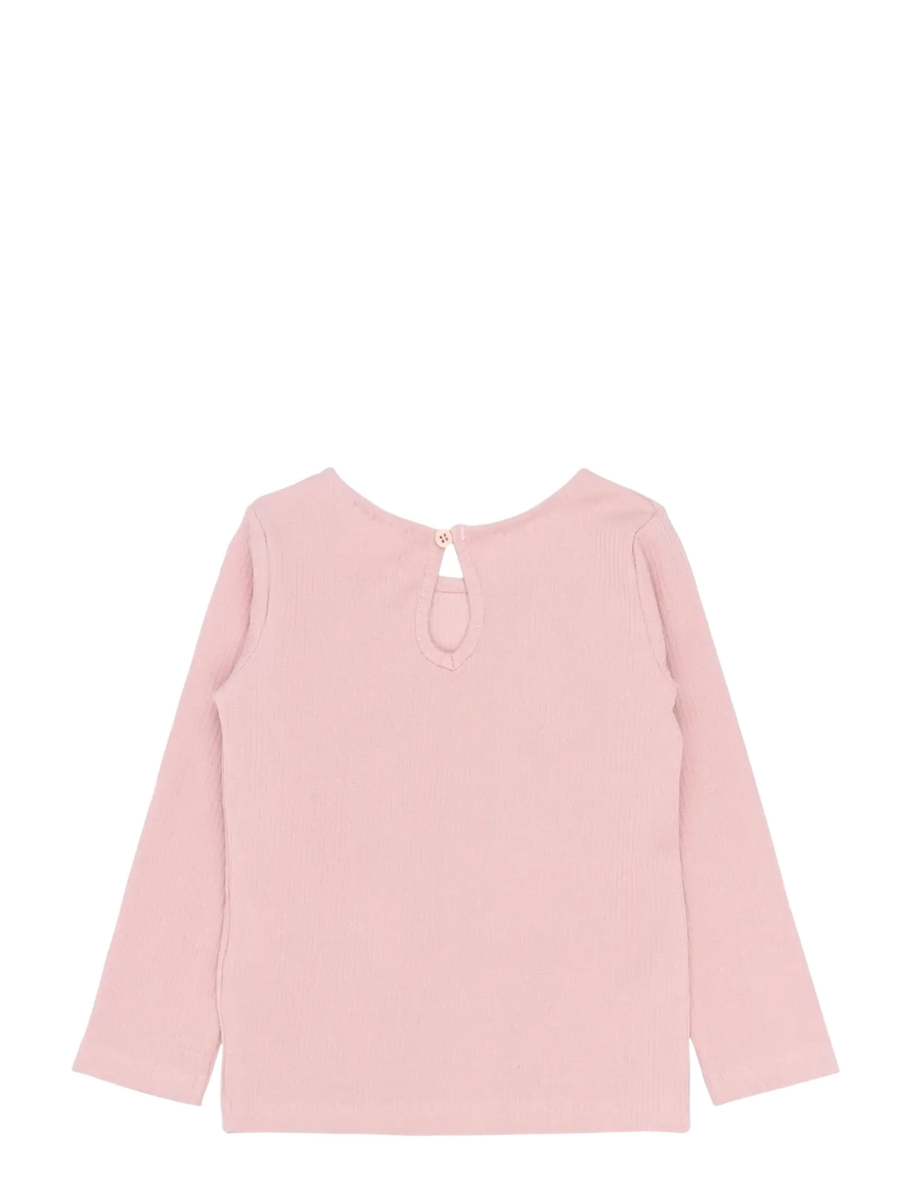 THE NEW SIBLINGS - TNSTSigne L_S Rib Tee - langærmede t-shirts - silver pink - 1