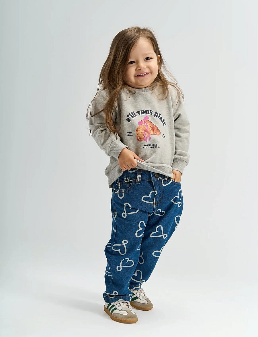 THE NEW SIBLINGS - TNSTSolvej Sweatshirt - dressipluusid - light grey melange - 0