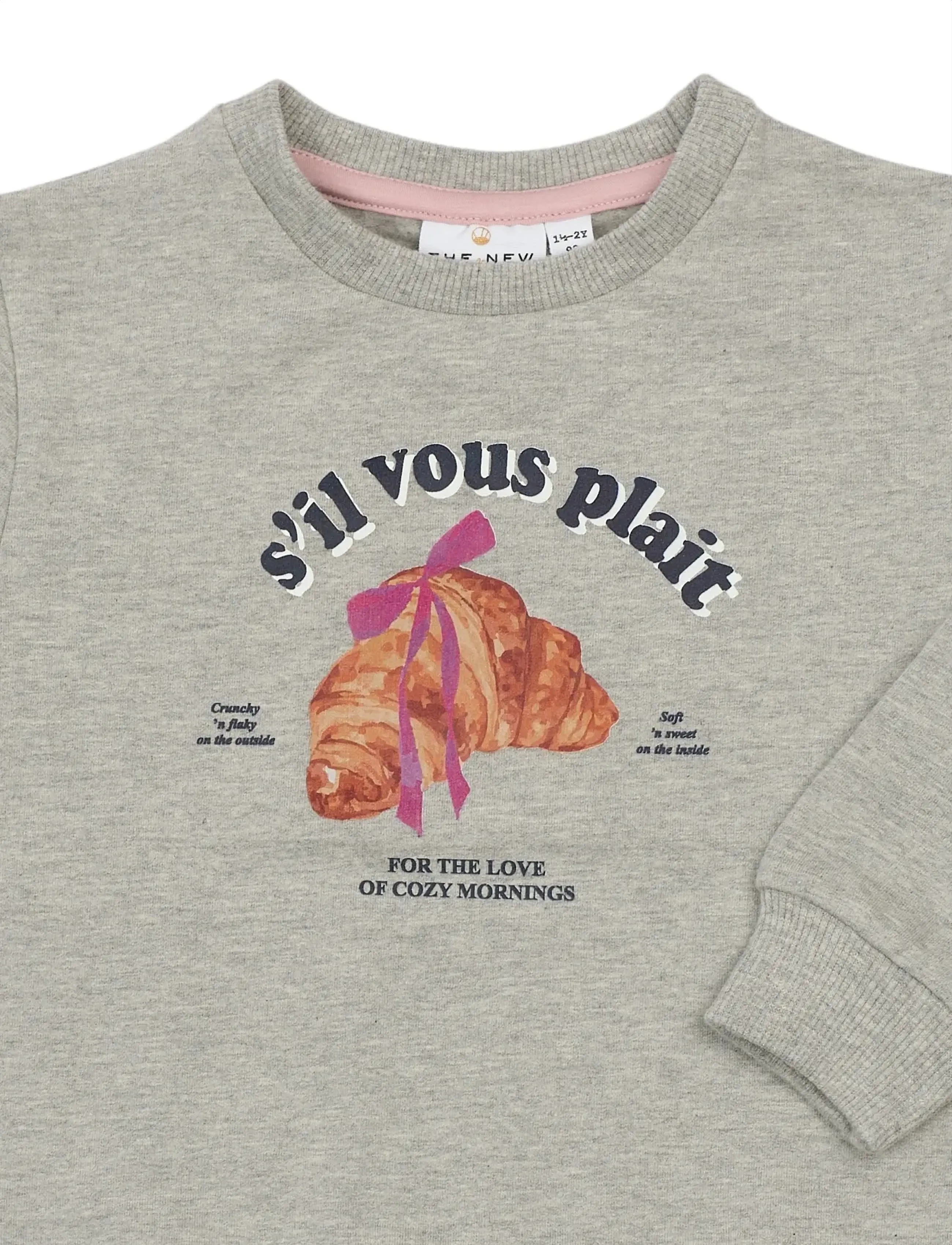 THE NEW SIBLINGS - TNSTSolvej Sweatshirt - dressipluusid - light grey melange - 3