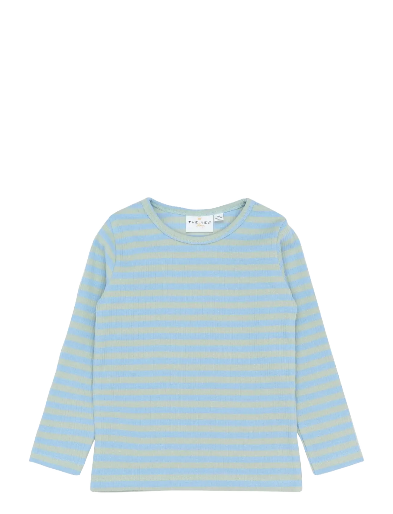 THE NEW SIBLINGS TNSTFro L_S Rib Tee - Tops - FOREVER BLUE STRIPED / blue