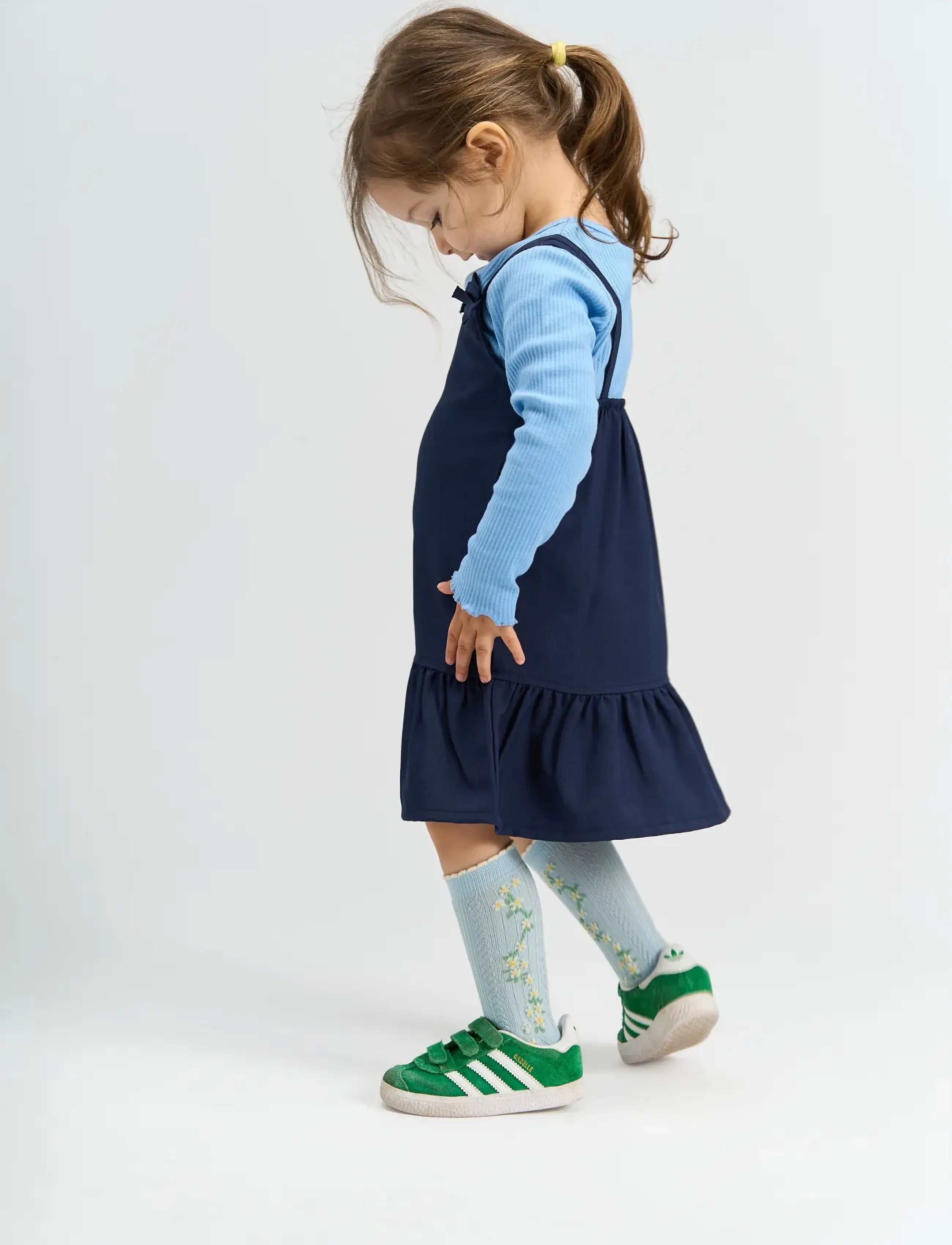 THE NEW SIBLINGS - TNSTRianna L_S Rib Tee - langärmelig - forever blue - 3