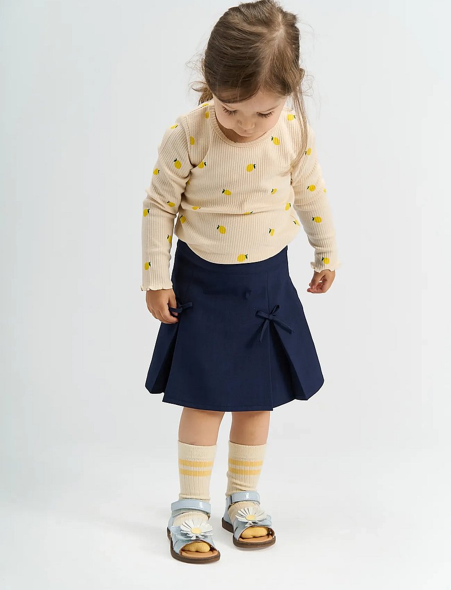 THE NEW SIBLINGS - TNSTSmilla L_S Rib Tee - langärmelig - gardenia aop - 0