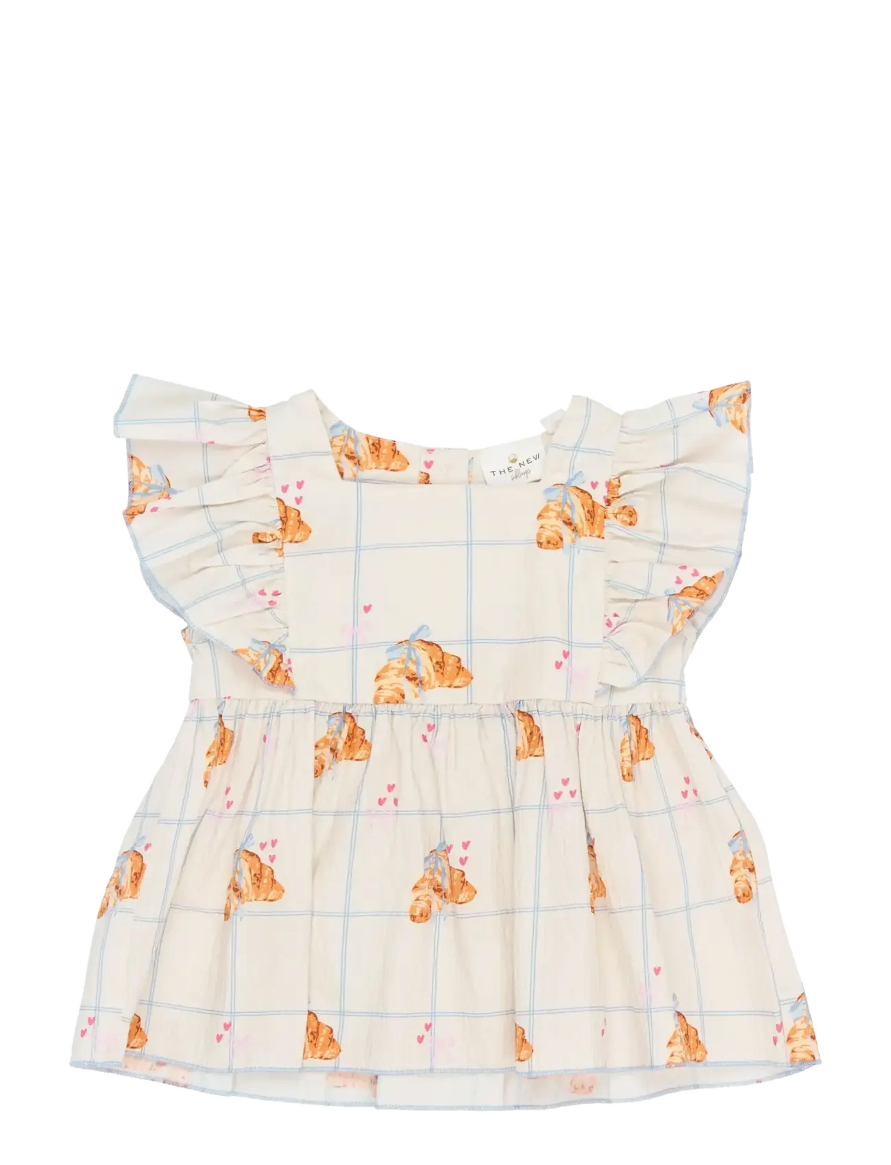 THE NEW SIBLINGS TNSTSilke S_L Top - Baby 44-92 - GARDENIA AOP / cream