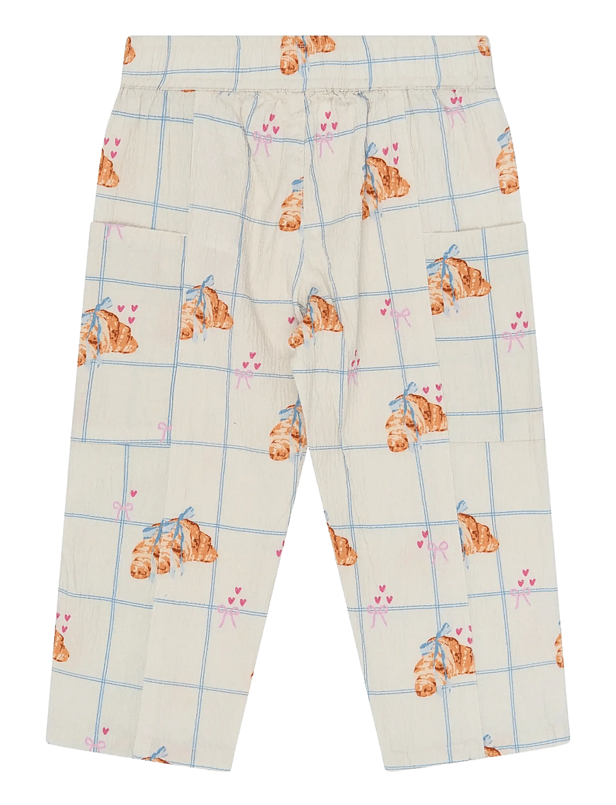 THE NEW SIBLINGS - TNSTSilke Pants - gardenia aop - 2