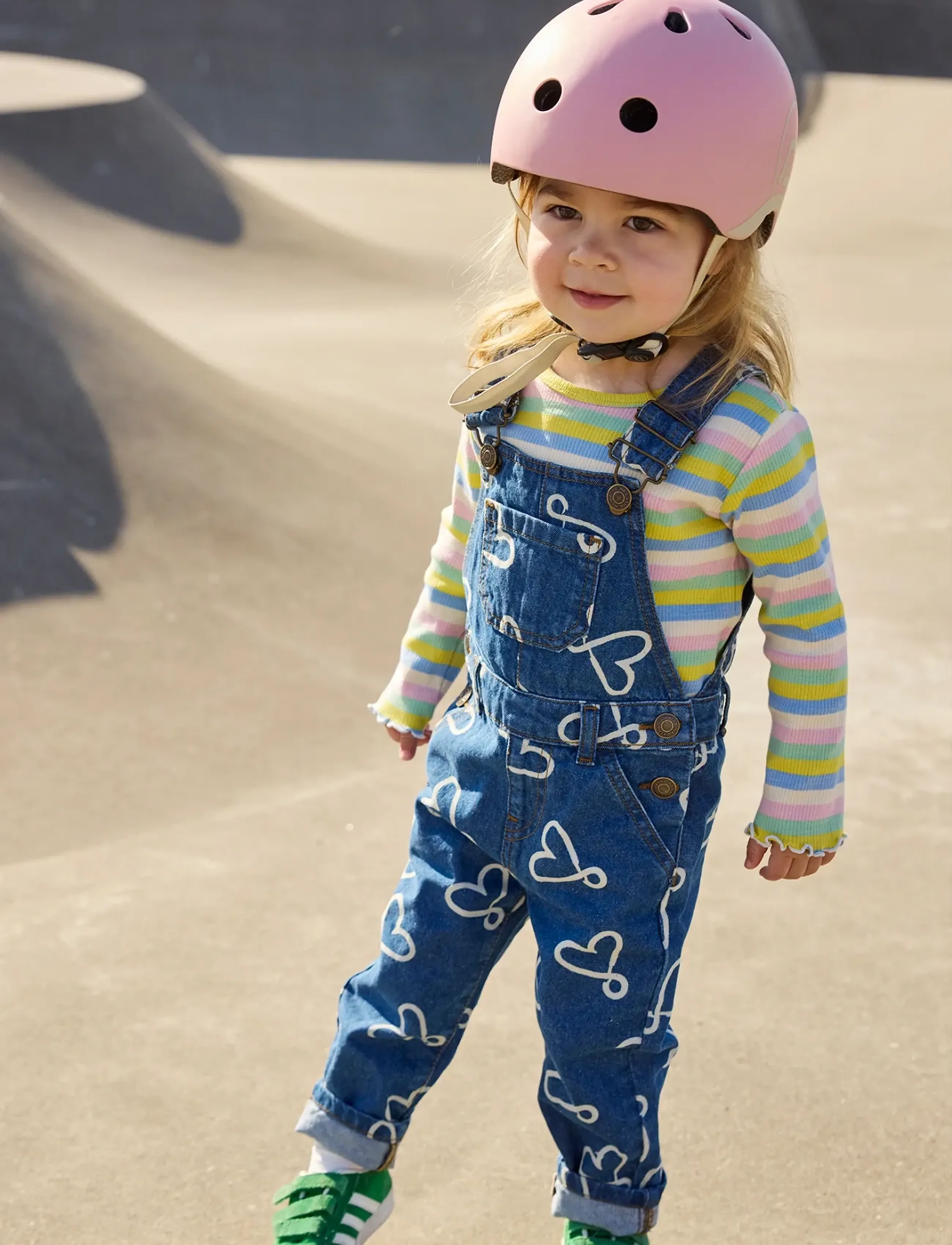 THE NEW SIBLINGS - TNSTShea Denim Dungarees - traksipüksid - medium blue denim aop - 3