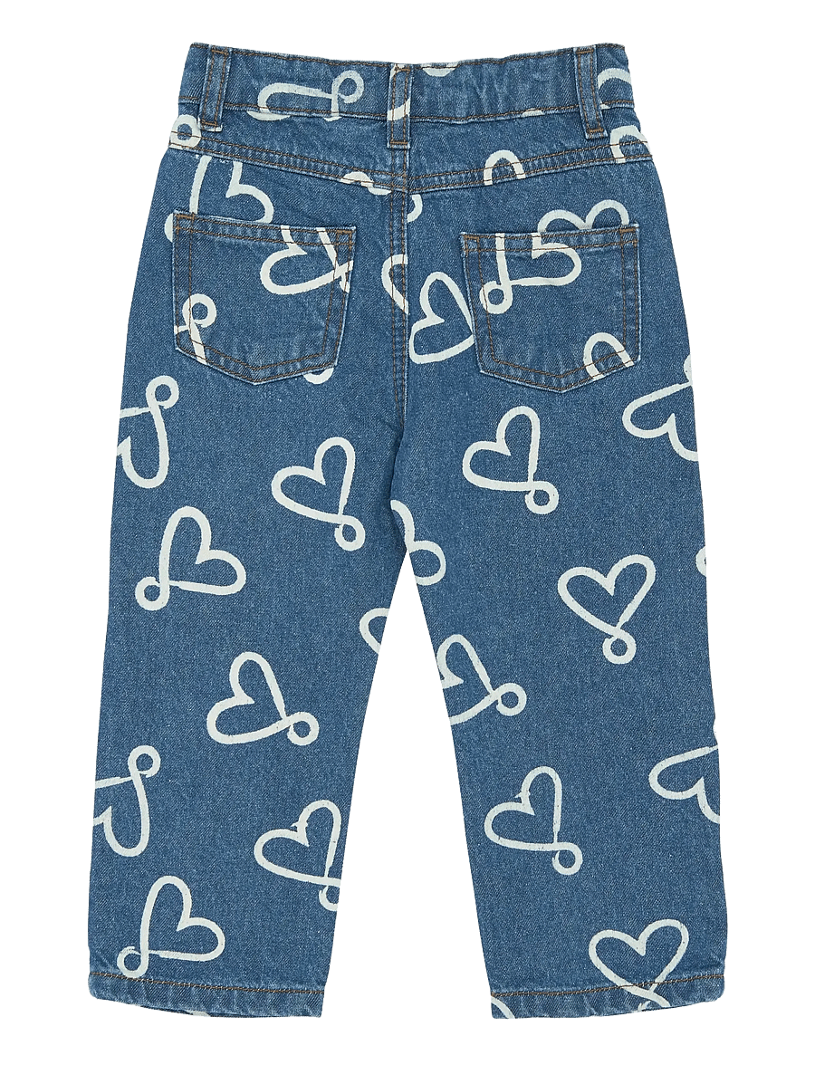 THE NEW SIBLINGS - TNSTShea Regular Fit Jeans - regular jeans - medium blue denim aop - 2