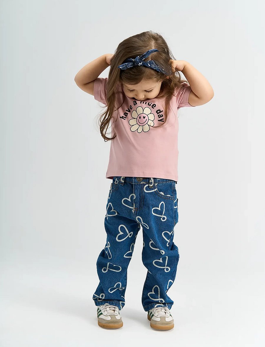 THE NEW SIBLINGS - TNSTShea Regular Fit Jeans - regular jeans - medium blue denim aop - 3