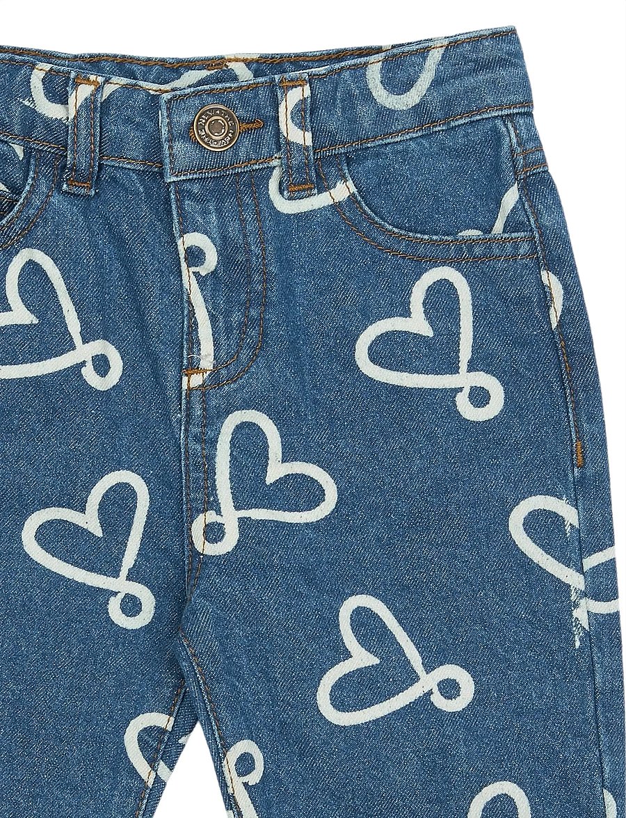 THE NEW SIBLINGS - TNSTShea Regular Fit Jeans - regular jeans - medium blue denim aop - 4