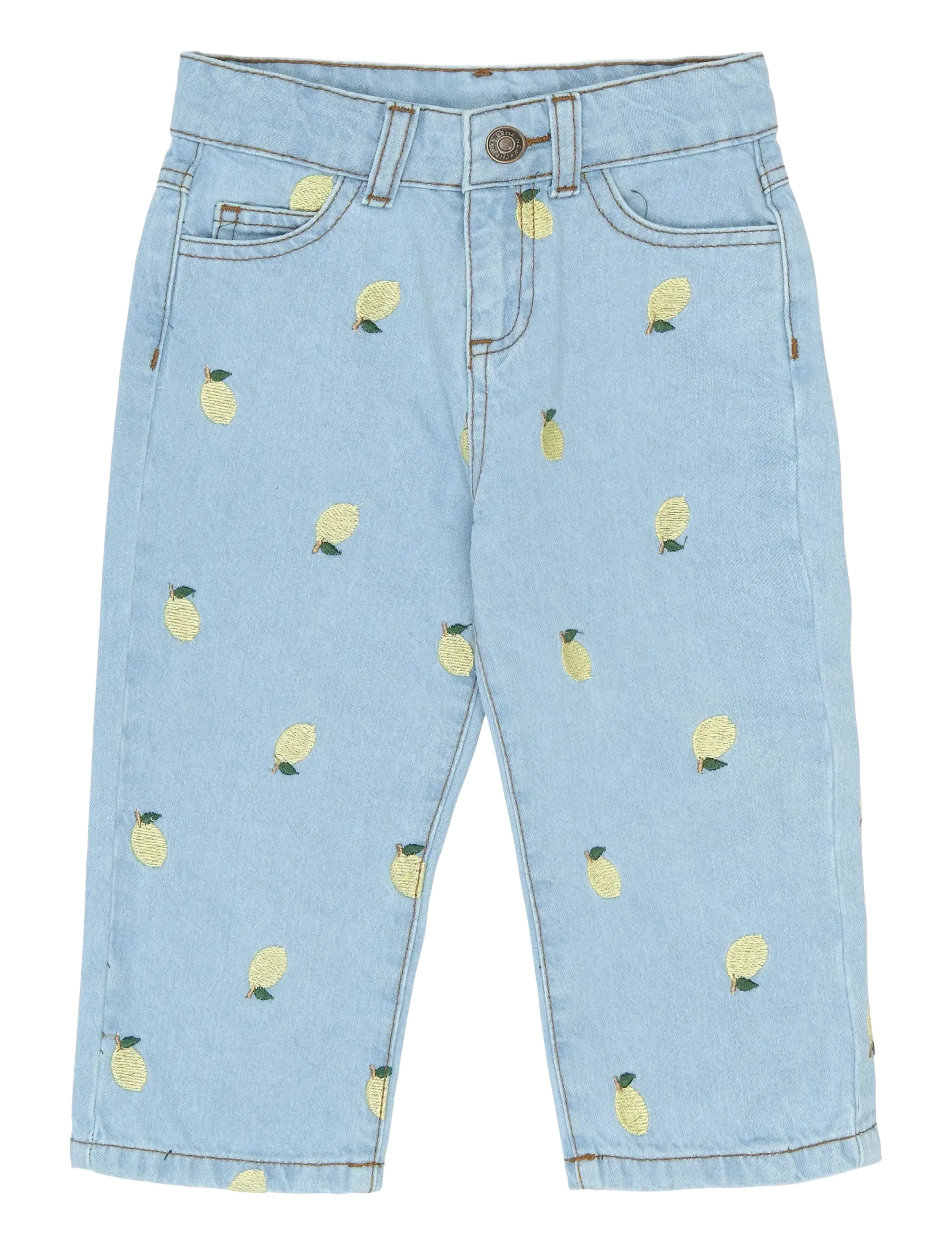 THE NEW SIBLINGS TNSTSaja Regular Fit Jeans - Riided - LIGHT BLUE DENIM EMB / blue