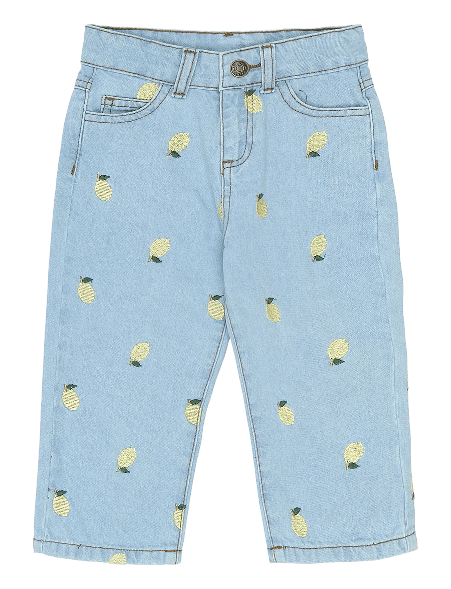 THE NEW SIBLINGS - TNSTSaja Regular Fit Jeans - regular jeans - light blue denim emb - 1