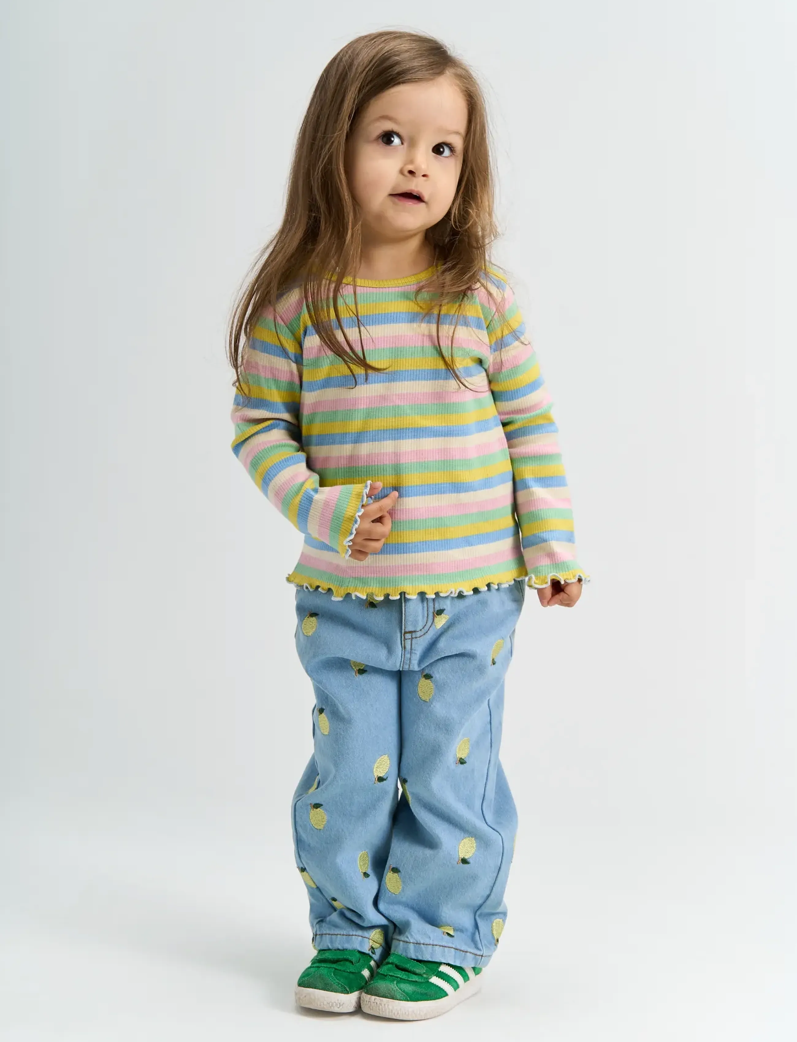 THE NEW SIBLINGS TNSTSaja Regular Fit Jeans - Regular jeans - LIGHT BLUE DENIM EMB / blue